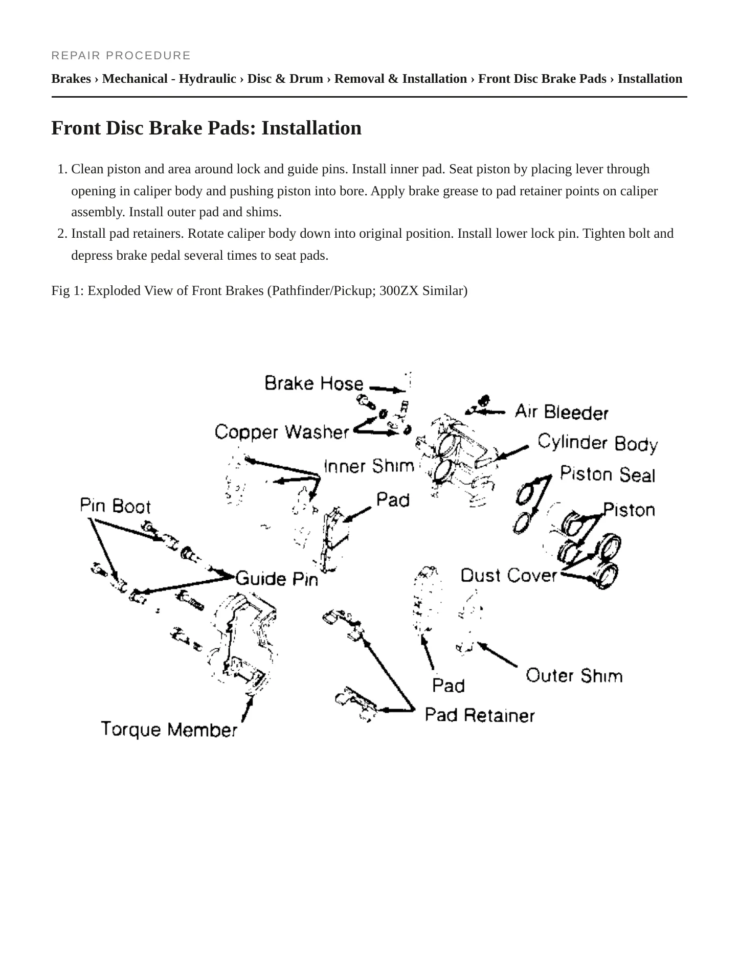 1990 Nissan Sentra service manual page 3
