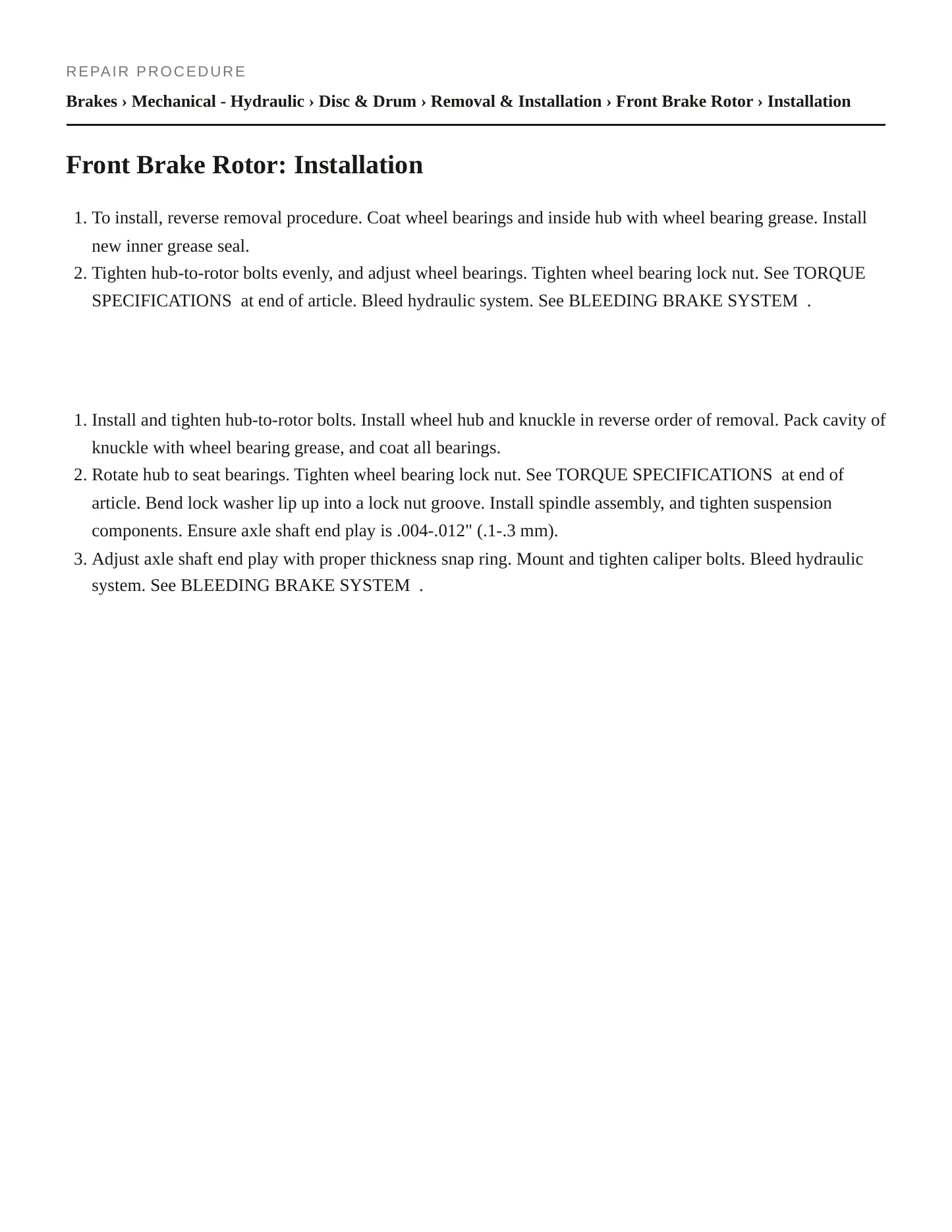 1991 Nissan Pathfinder service manual page 3