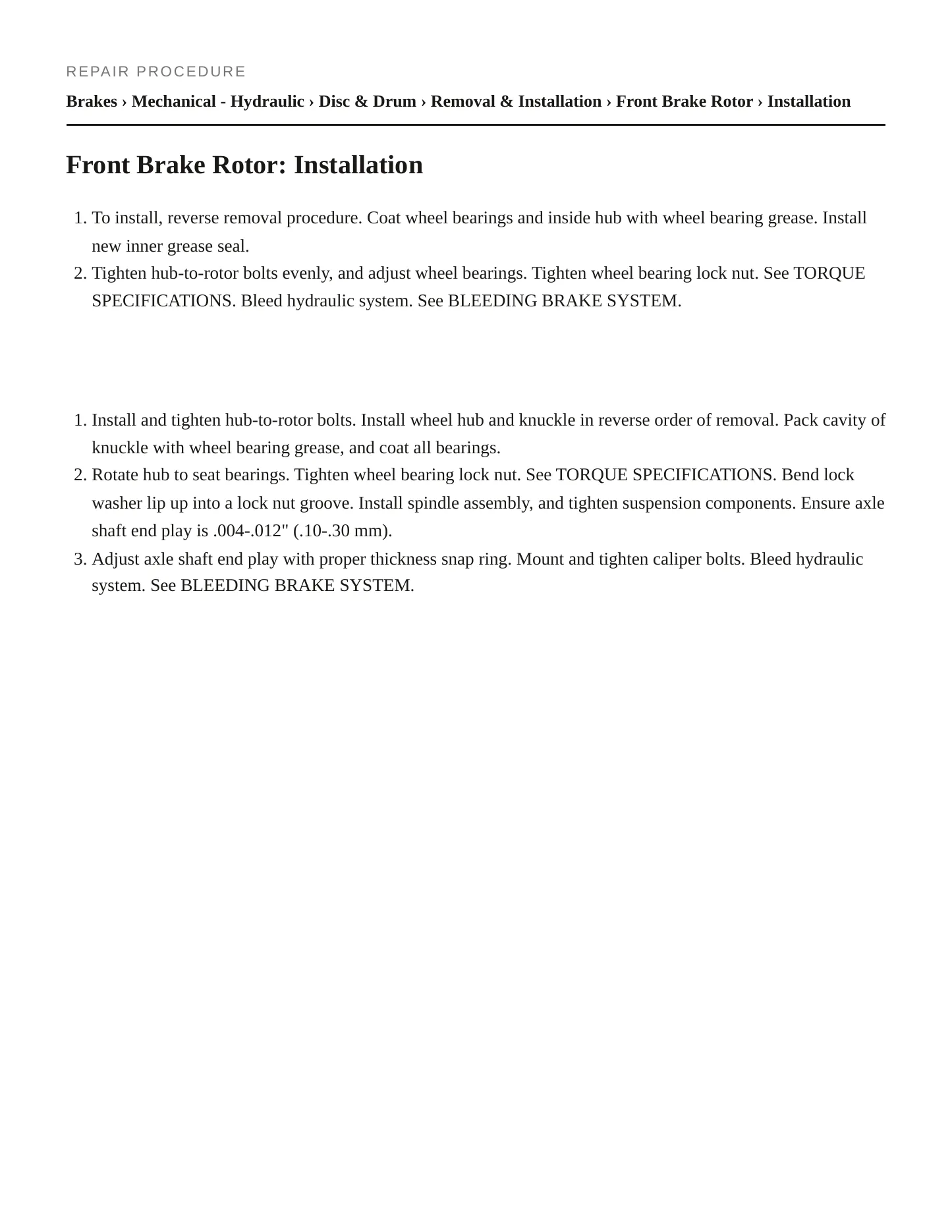 1994 Nissan Pathfinder service manual page 3