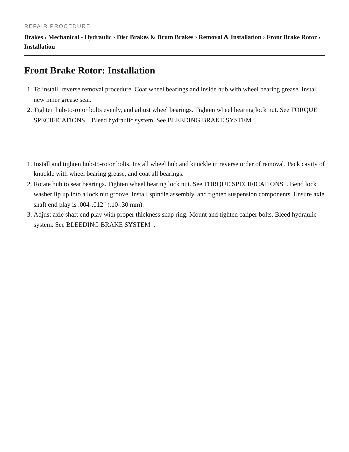 1995 Nissan Pickup Service and Repair Manual preview page 5