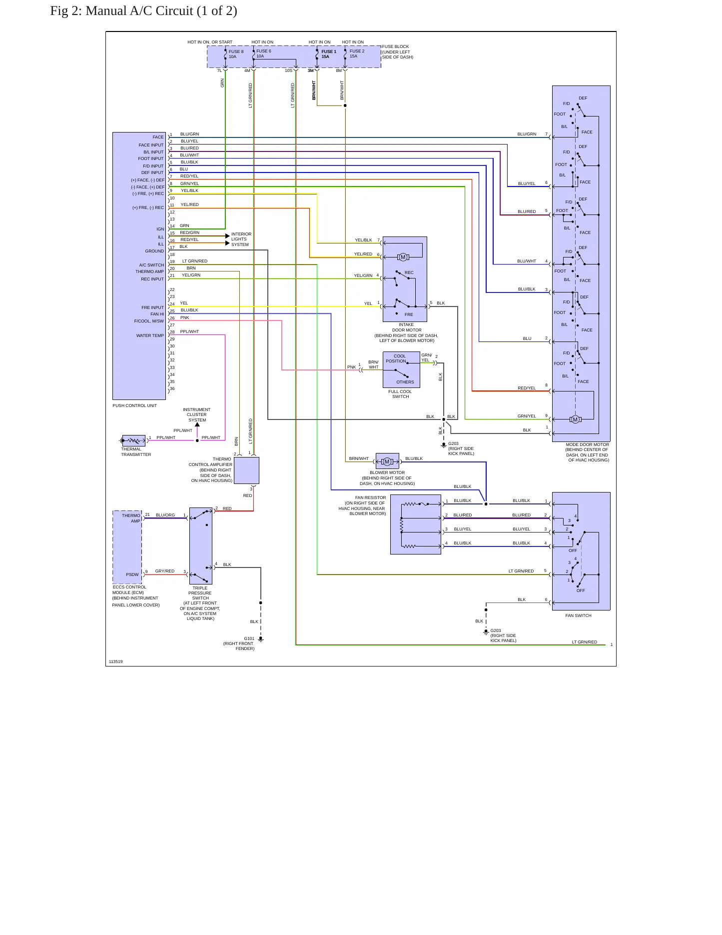 1999 Nissan Altima service manual page 6