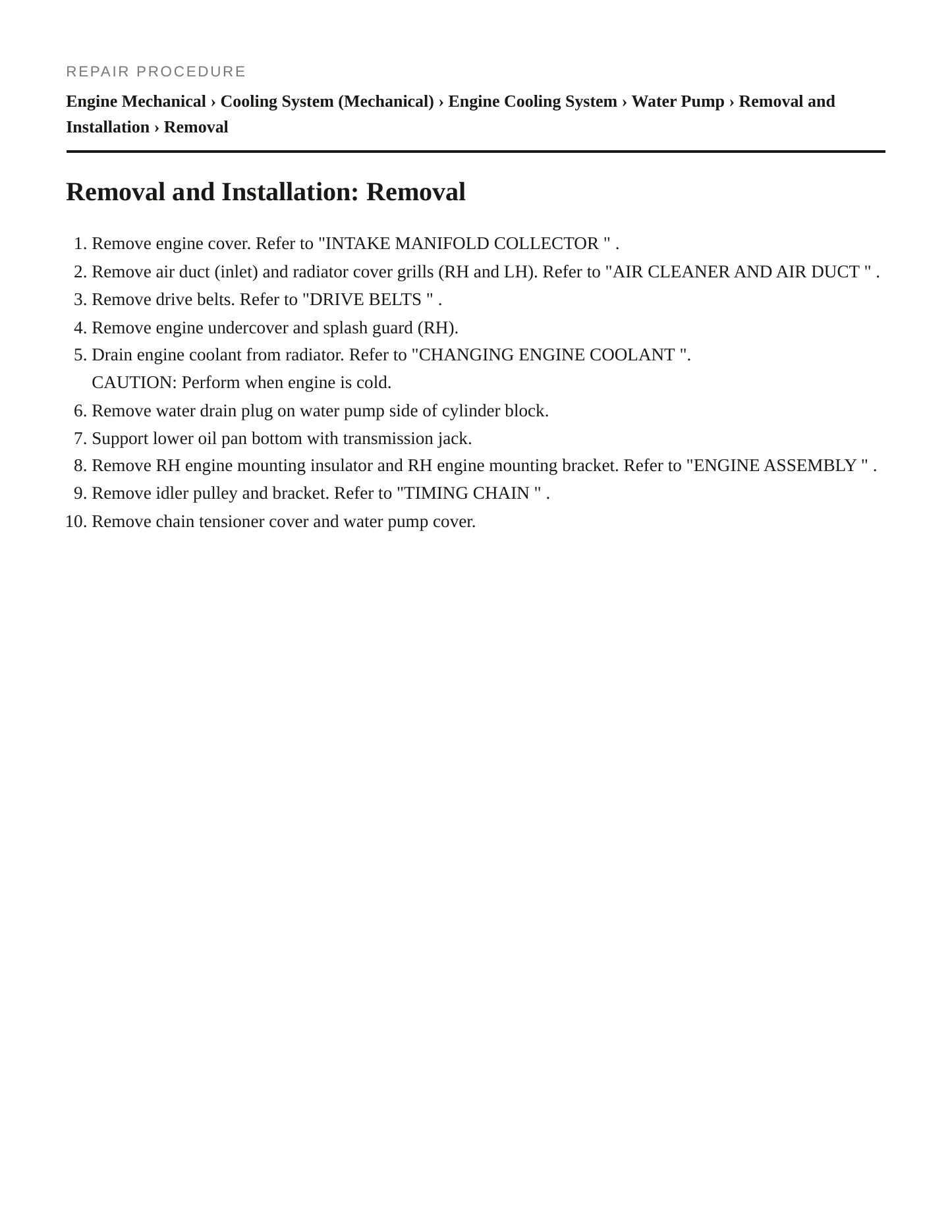 2004 Nissan Murano service manual page 3