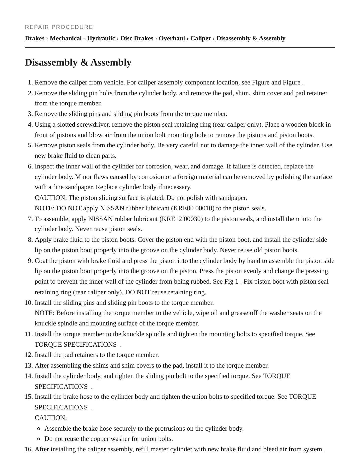 2004 Nissan Quest Service and Repair Manual preview page 3