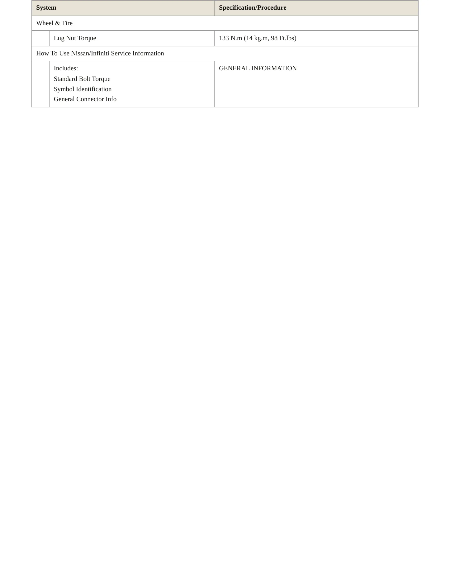 2007 Nissan Pathfinder service manual page 4