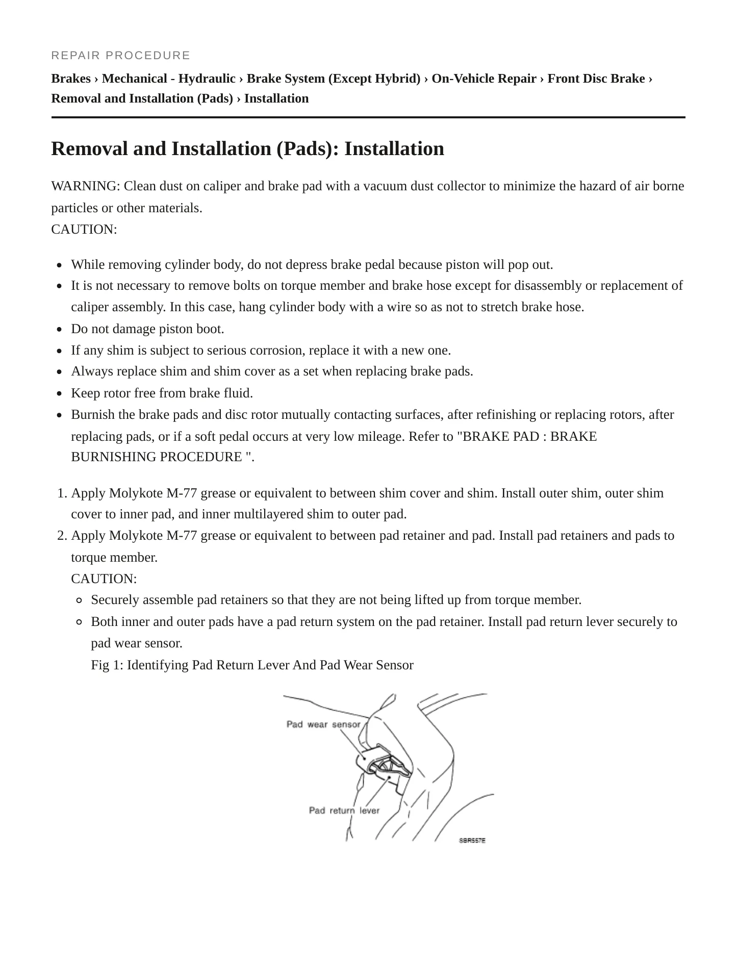 2008 Nissan Altima Service and Repair Manual preview page 5