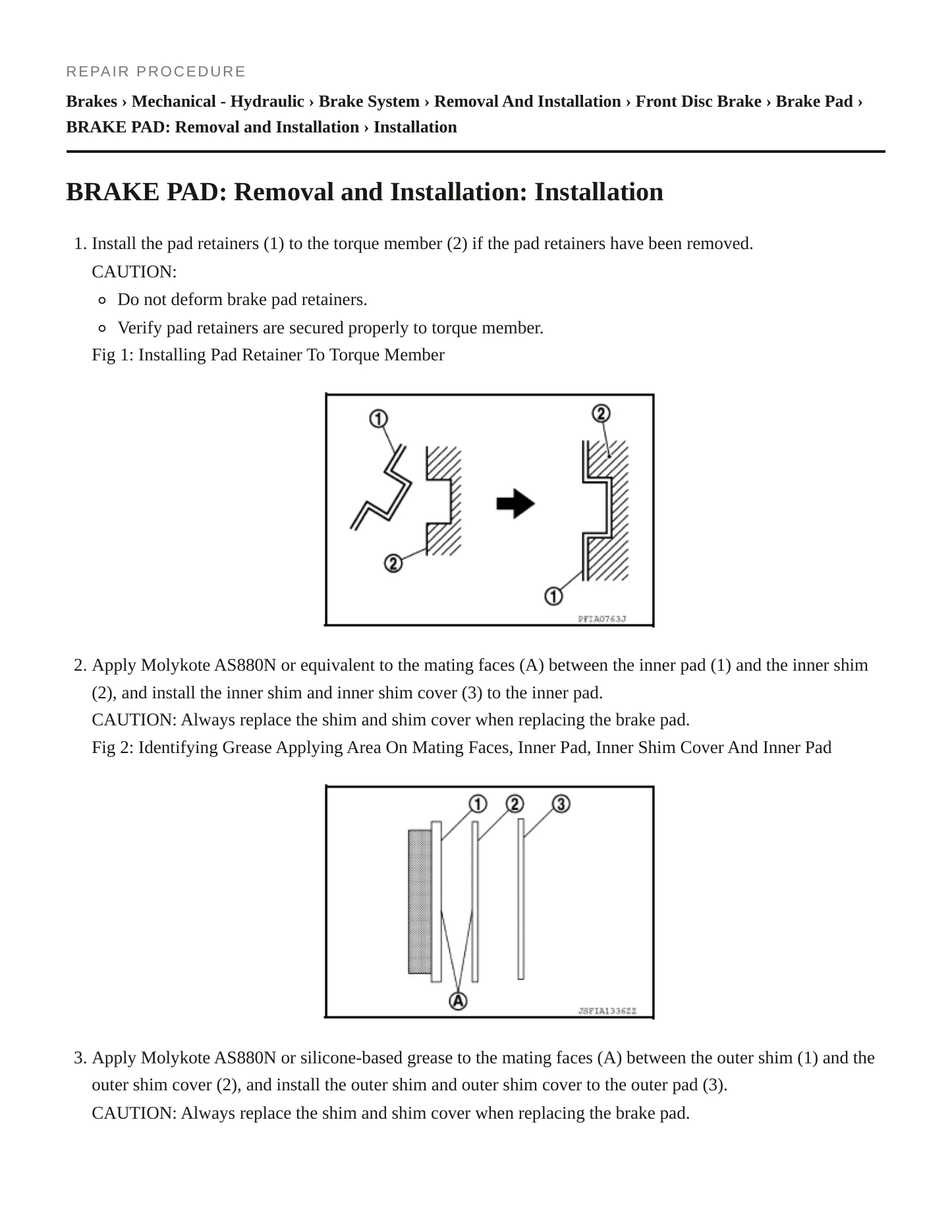 2013 Nissan Sentra service manual page 5