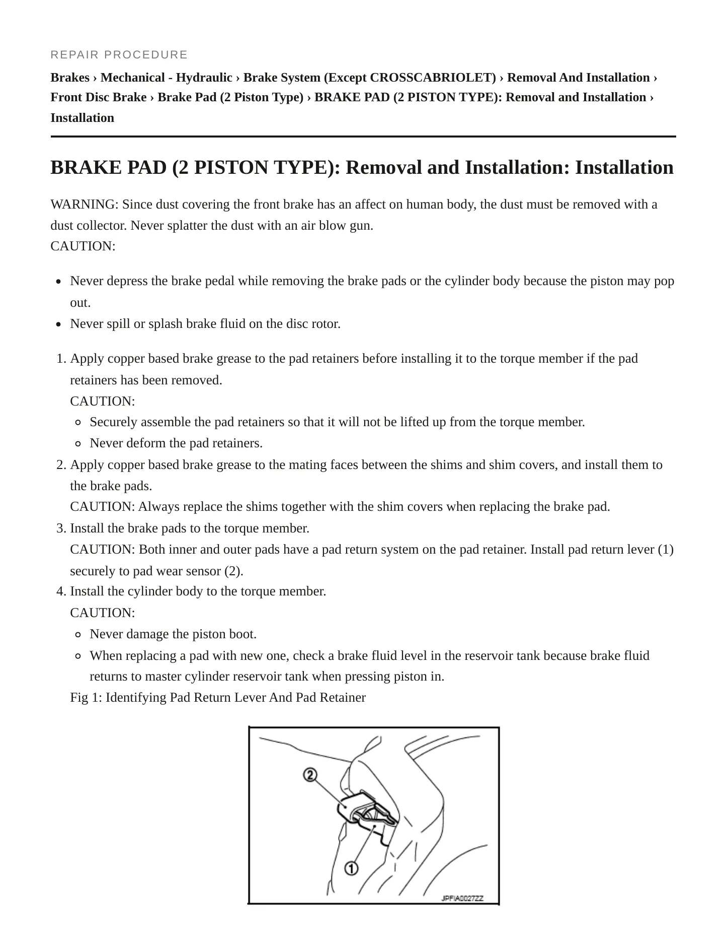 2014 Nissan Murano service manual page 5
