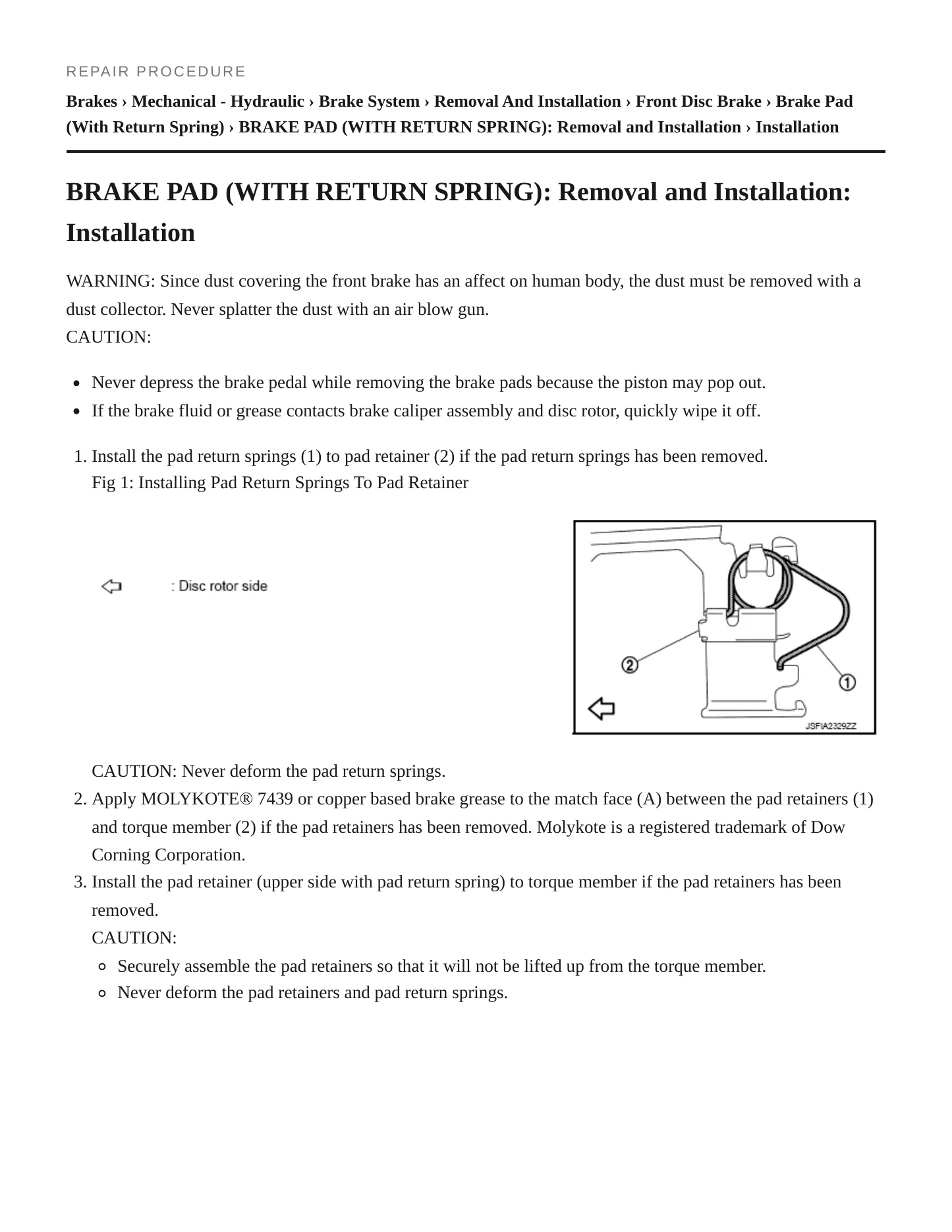 2014 Nissan Rogue Select Service and Repair Manual preview page 5