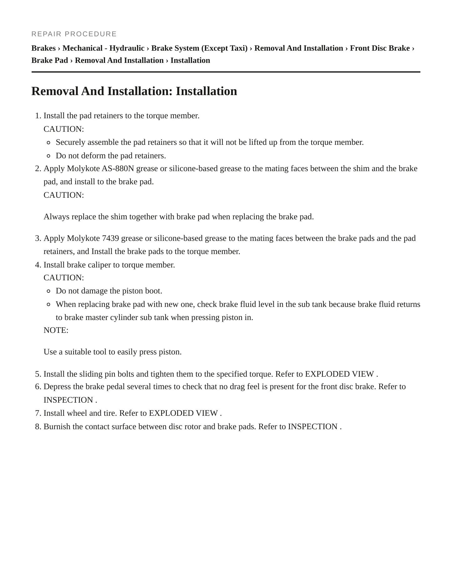 2015 Nissan NV200 Service and Repair Manual preview page 5