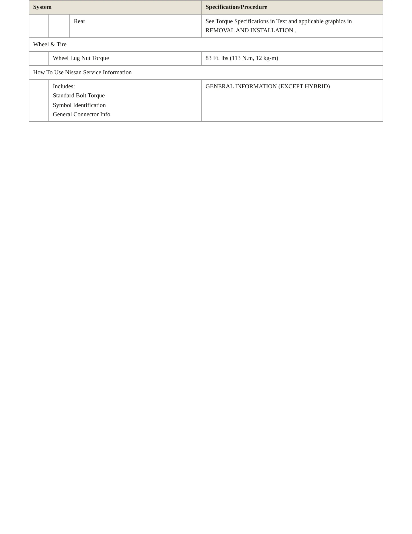 2015 Nissan Pathfinder service manual page 4