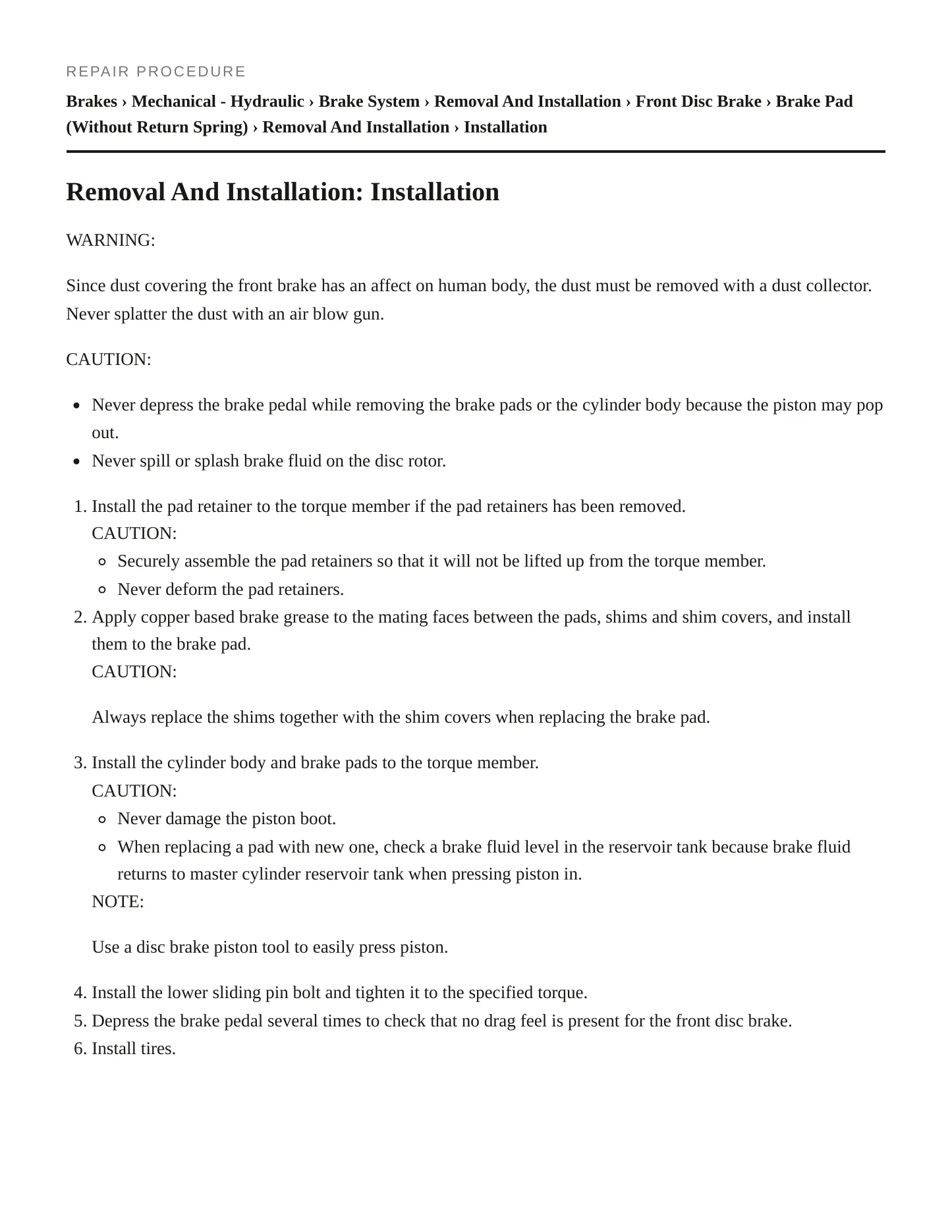 2015 Nissan Rogue Select Service and Repair Manual preview page 5