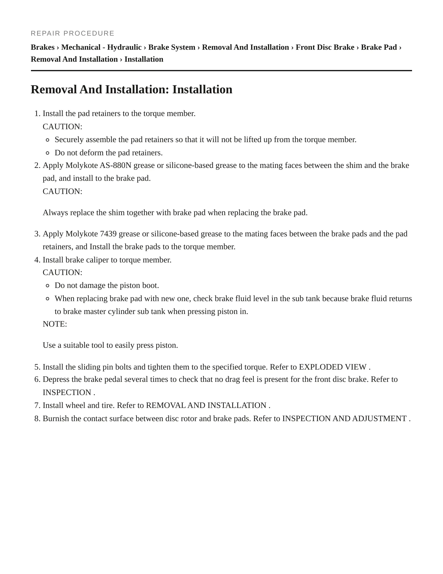 2016 Nissan NV200 Service and Repair Manual preview page 5