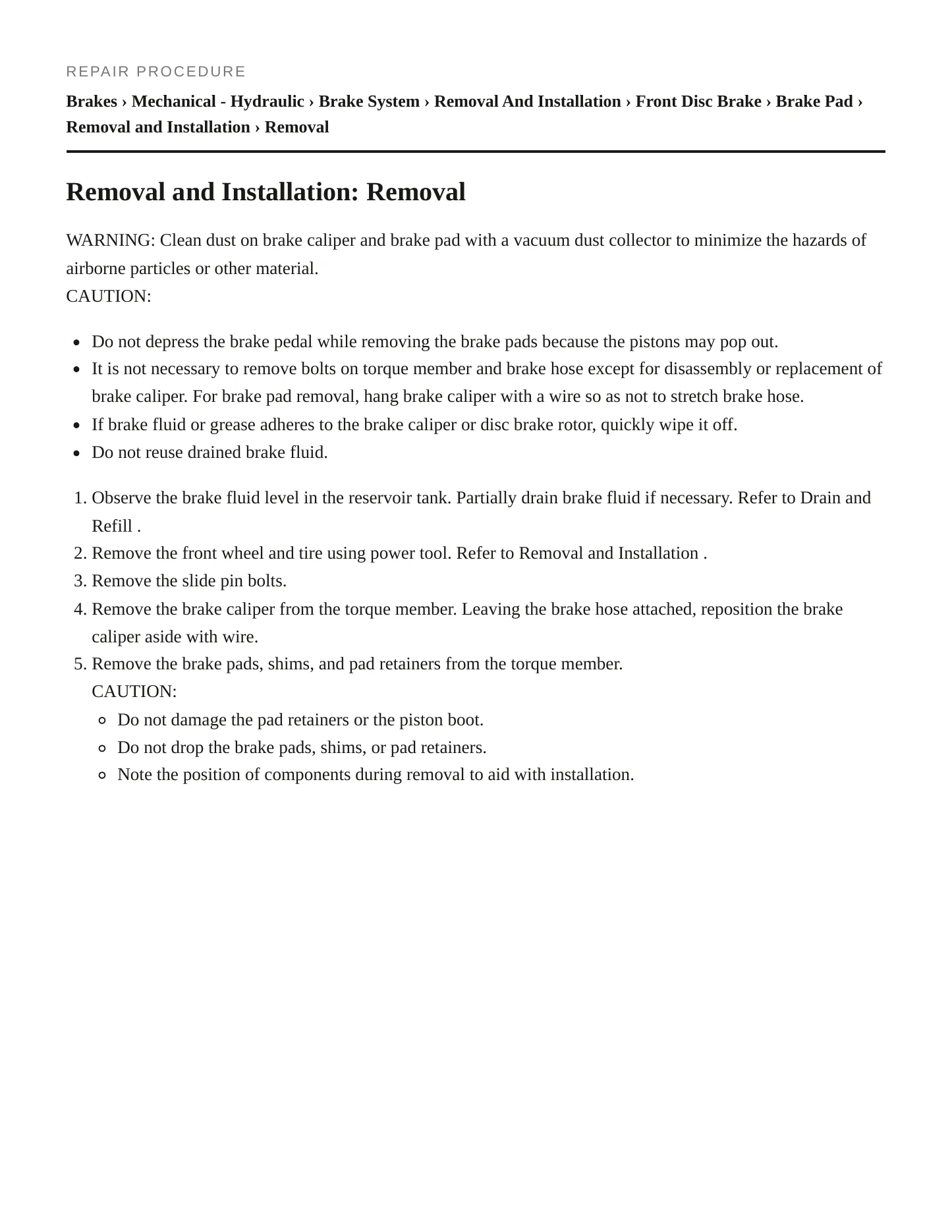2018 Nissan Kicks service manual page 5