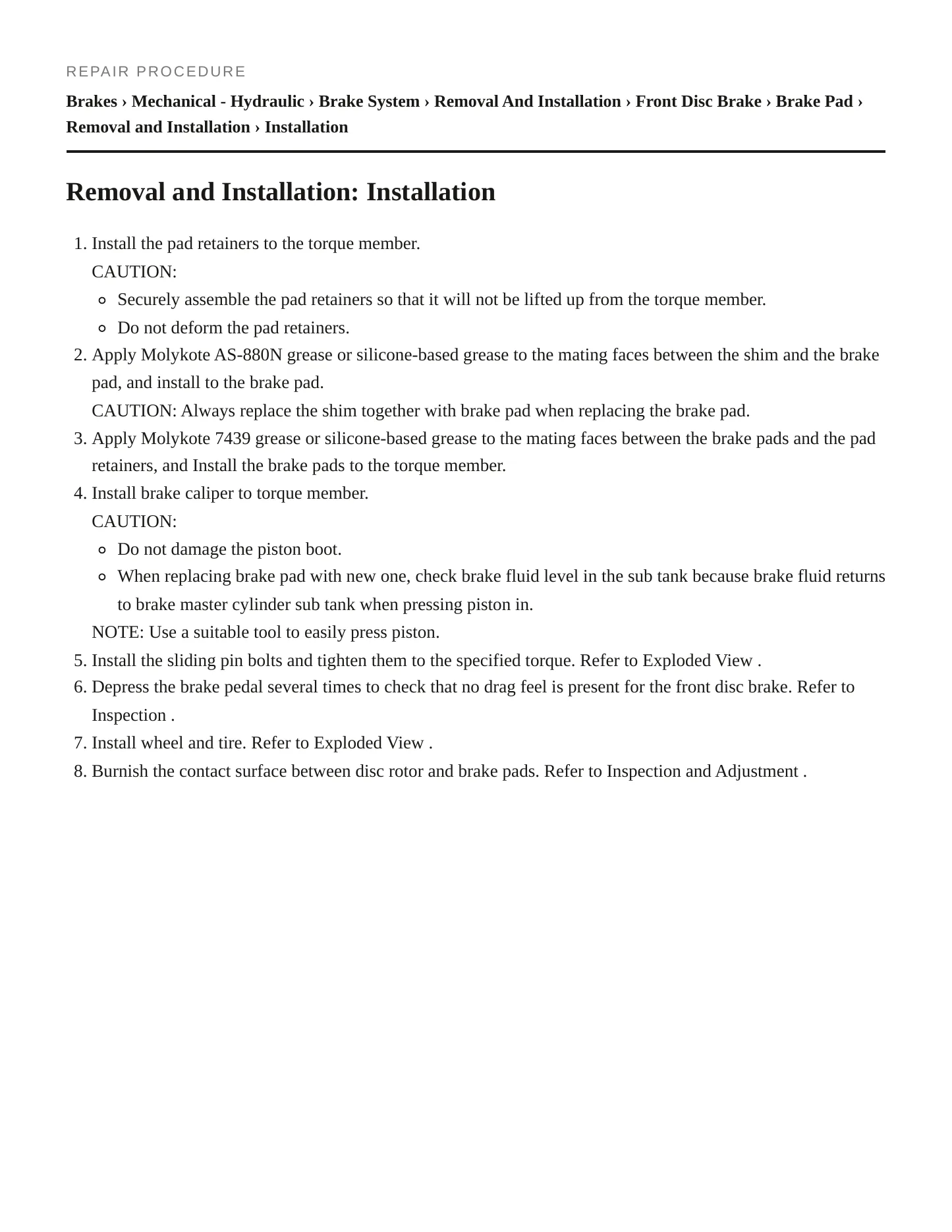 2019 Nissan NV200 Service and Repair Manual preview page 5