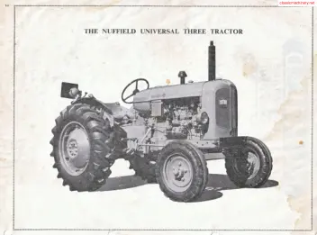 Nuffield 342 Tractor Service & Repair Manual preview page 2