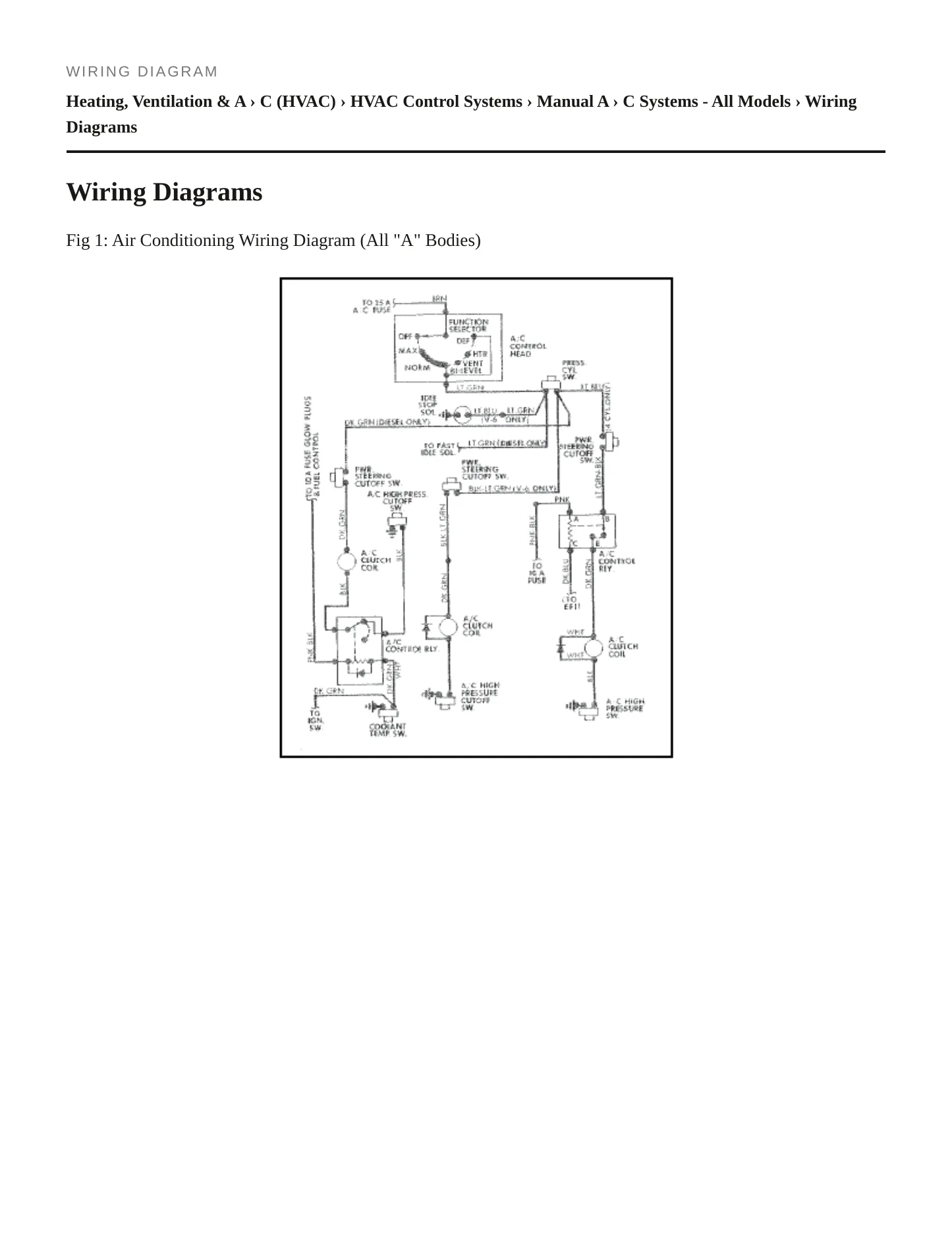 1982 Oldsmobile Custom Cruiser Service and Repair Manual preview page 7