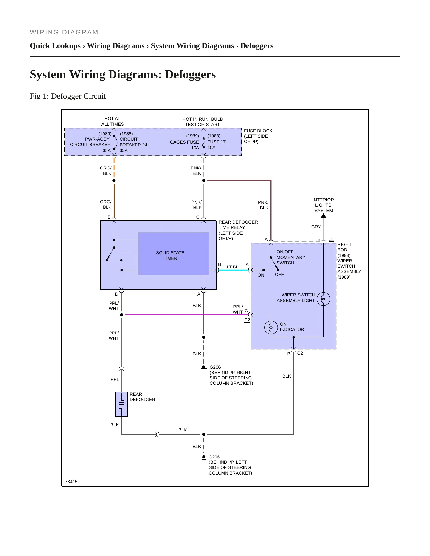 1988 Oldsmobile Cutlass Calais Service and Repair Manual preview page 6