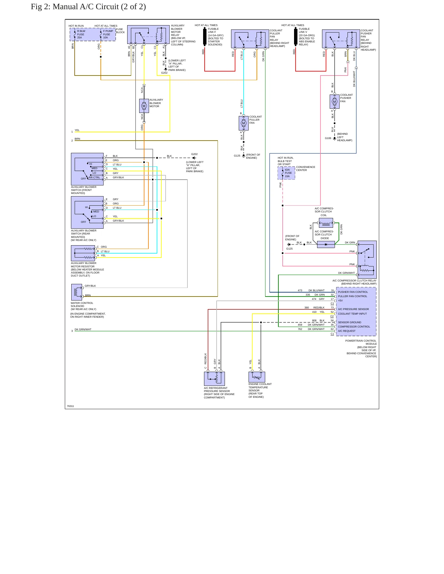 1996 Oldsmobile Silhouette Service and Repair Manual preview page 7