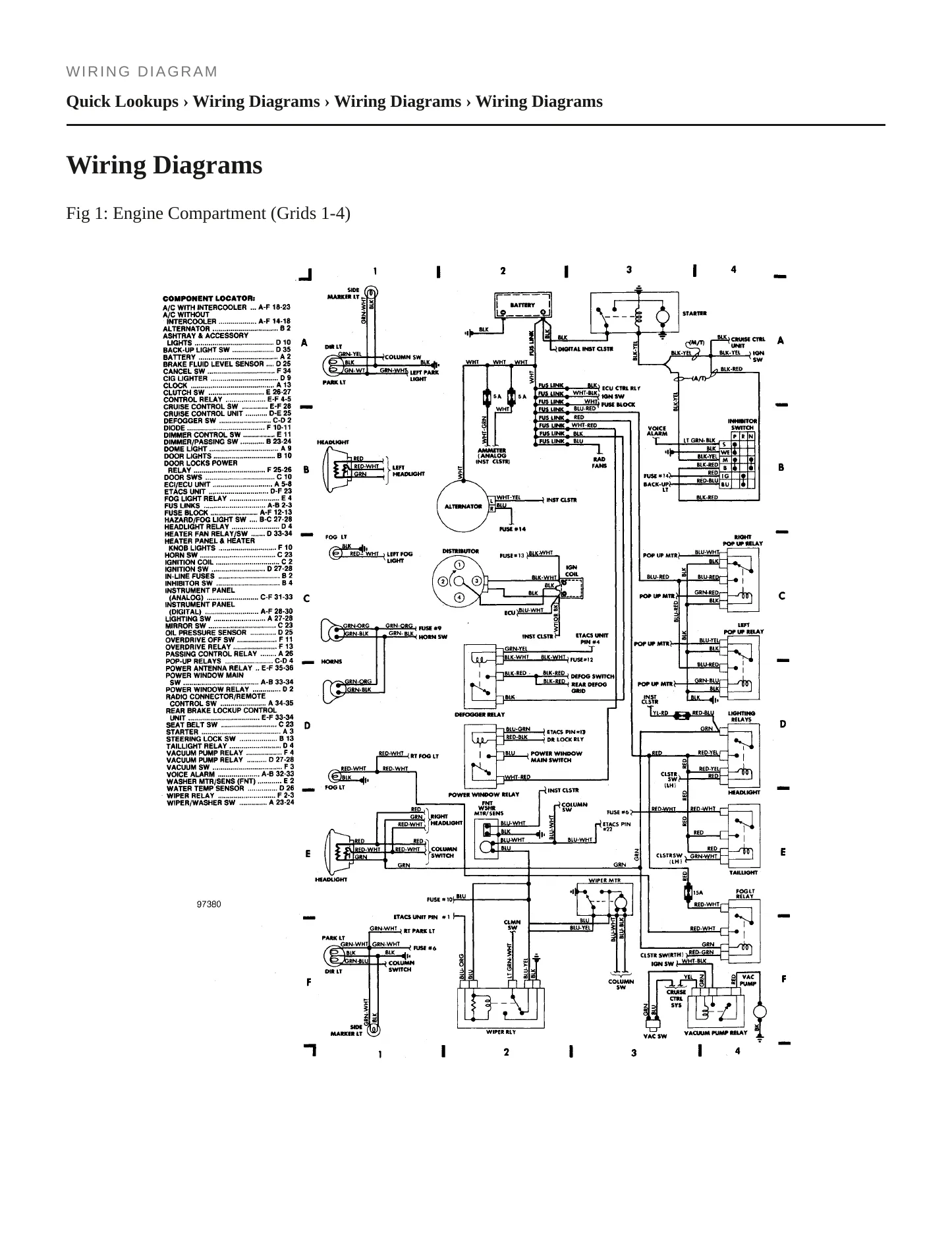 1986 Plymouth Conquest Service and Repair Manual preview page 4