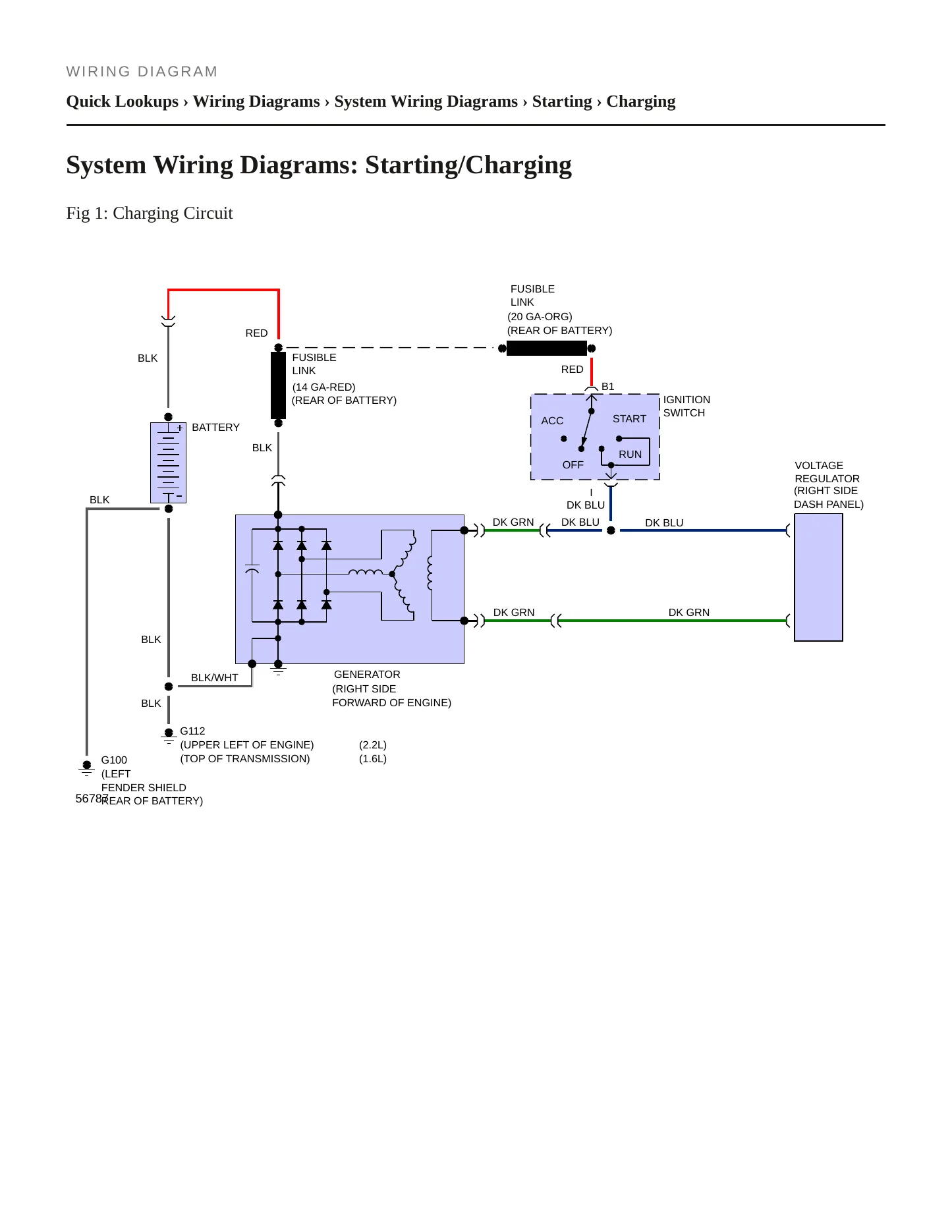1986 Plymouth Turismo Service and Repair Manual preview page 5