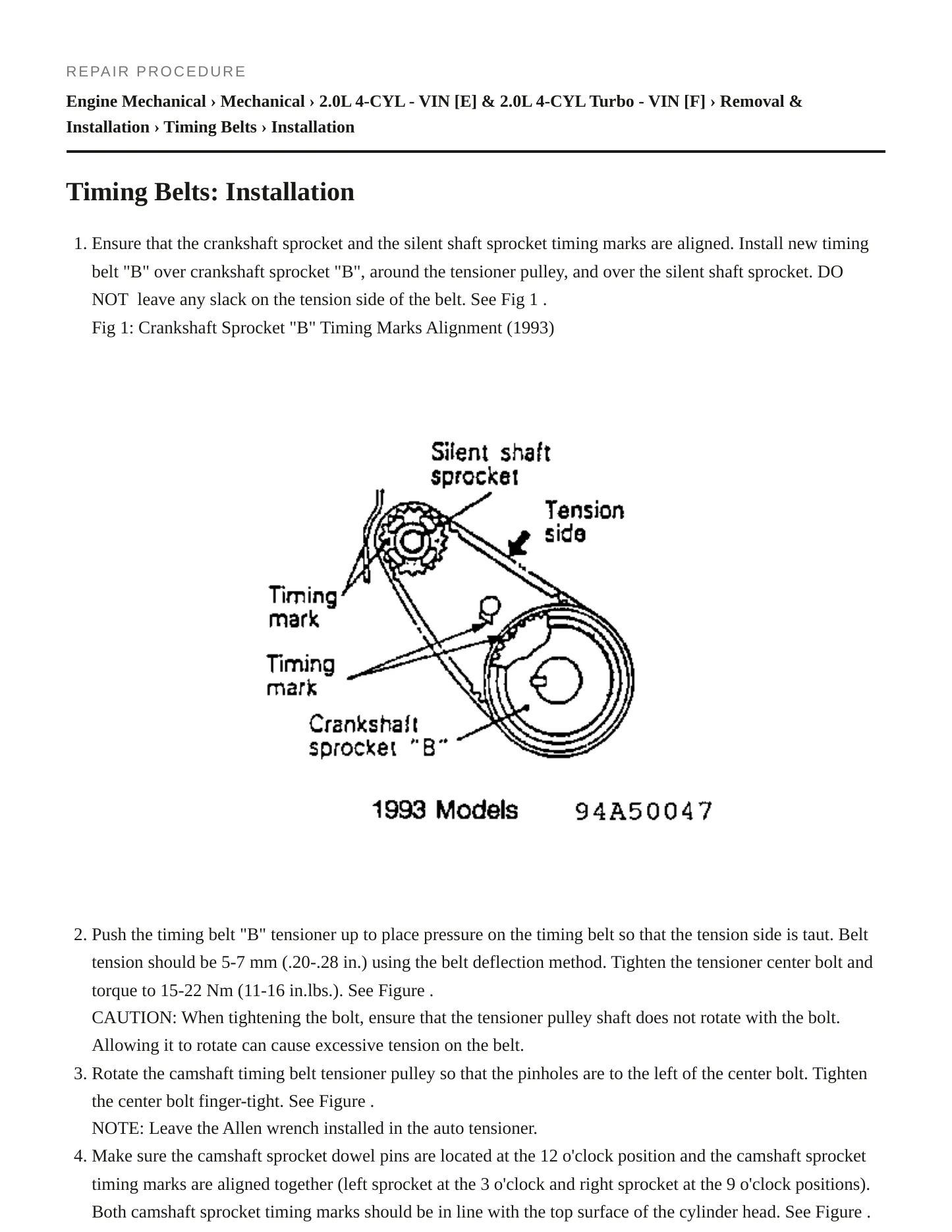 1993 Plymouth Laser Service and Repair Manual preview page 3