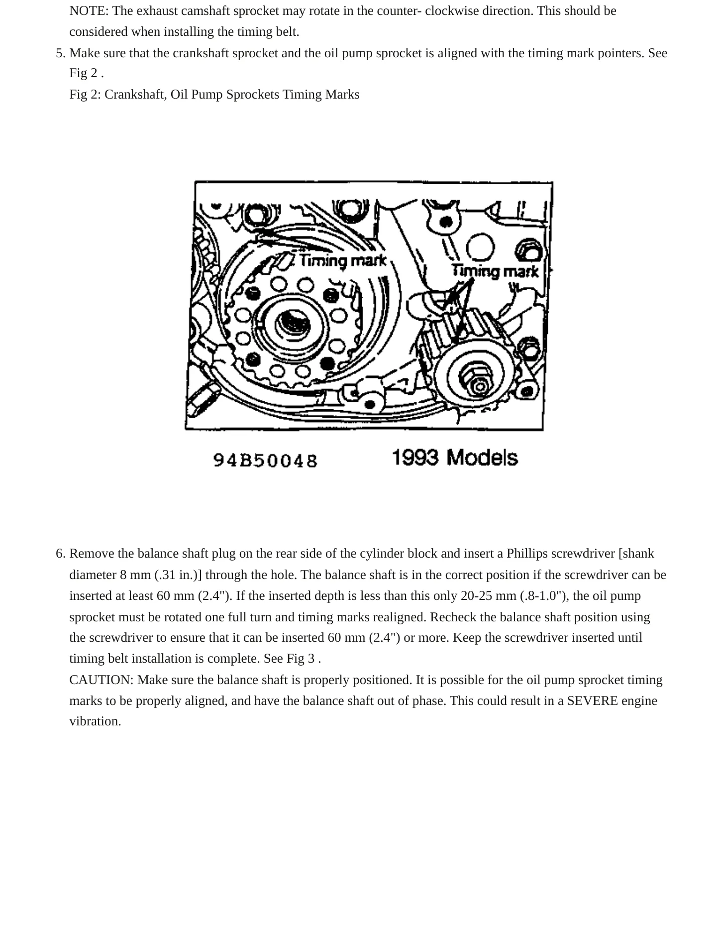 1993 Plymouth Laser Service and Repair Manual preview page 4