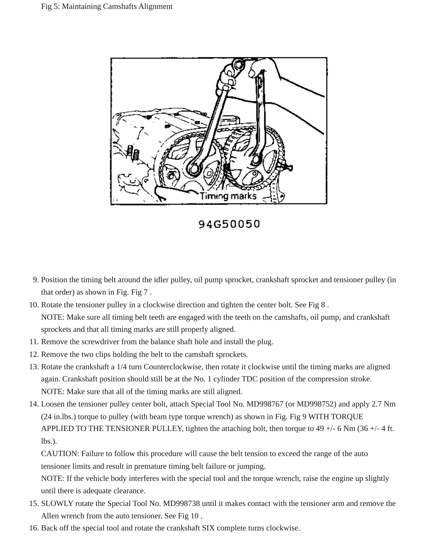 1993 Plymouth Laser Service and Repair Manual preview page 7