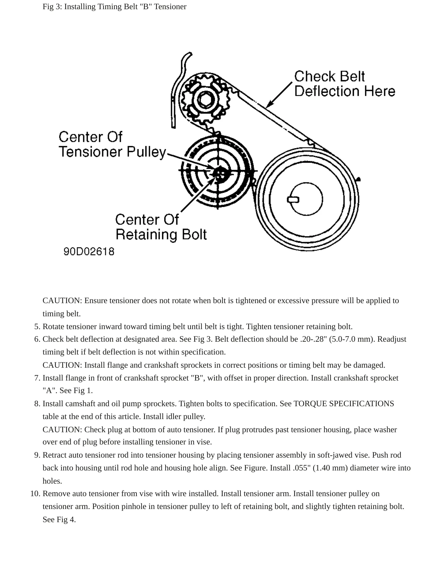 1994 Plymouth Laser Service and Repair Manual preview page 5