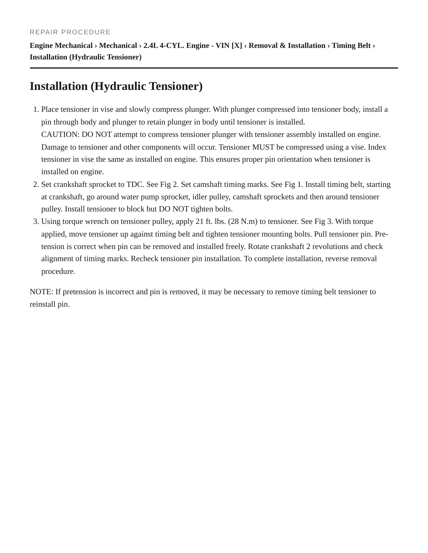 1997 Plymouth Breeze Service and Repair Manual preview page 6