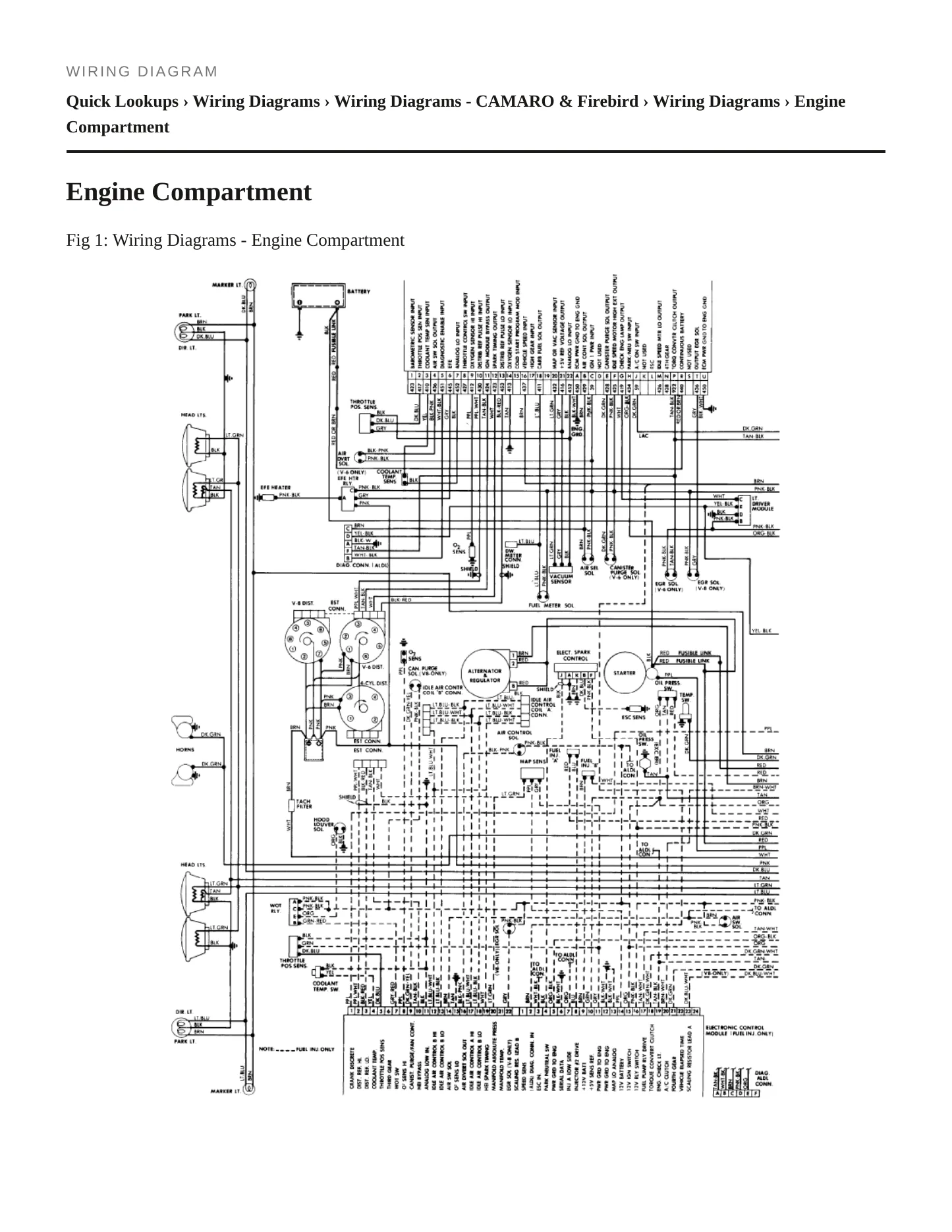 1982 Pontiac Firebird Service and Repair Manual preview page 7