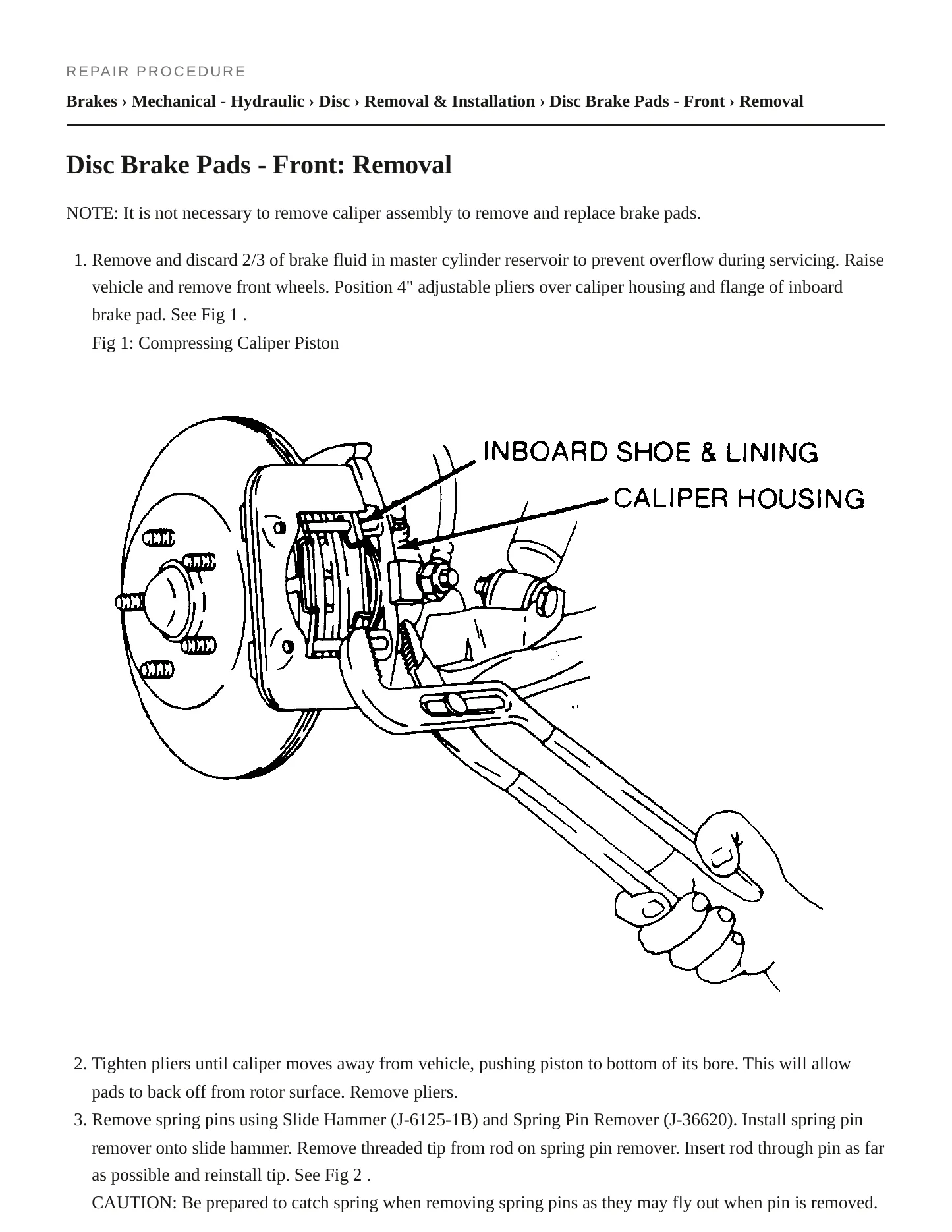 1988 Pontiac Fiero Service and Repair Manual preview page 3