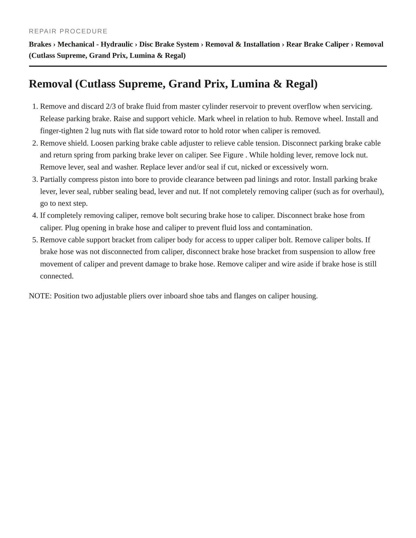 1993 Pontiac Grand Prix Service and Repair Manual preview page 4