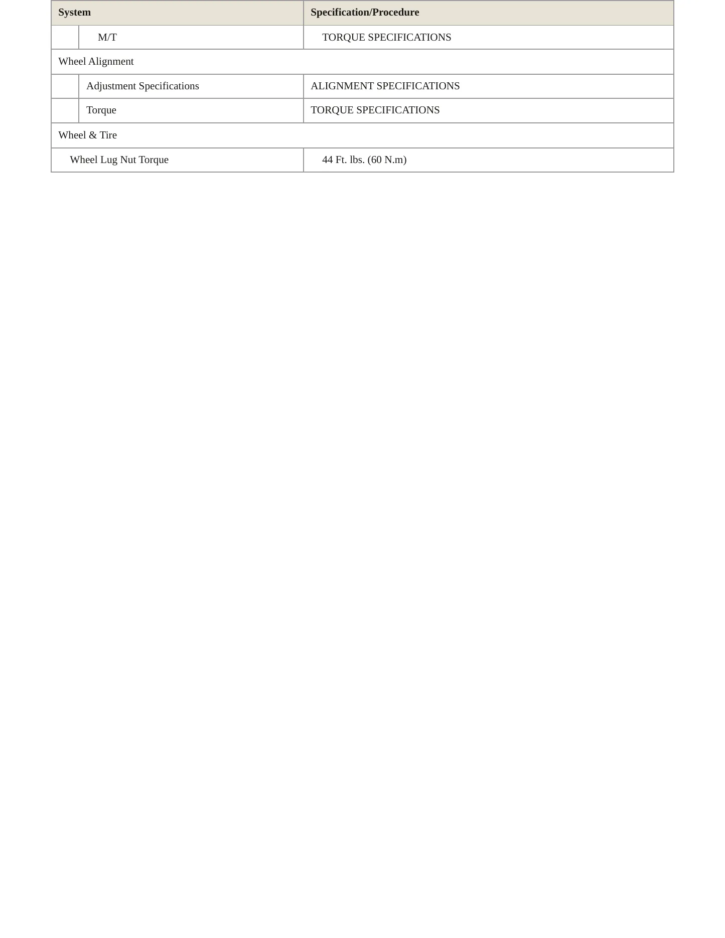 1996 Pontiac Firefly Service and Repair Manual preview page 4