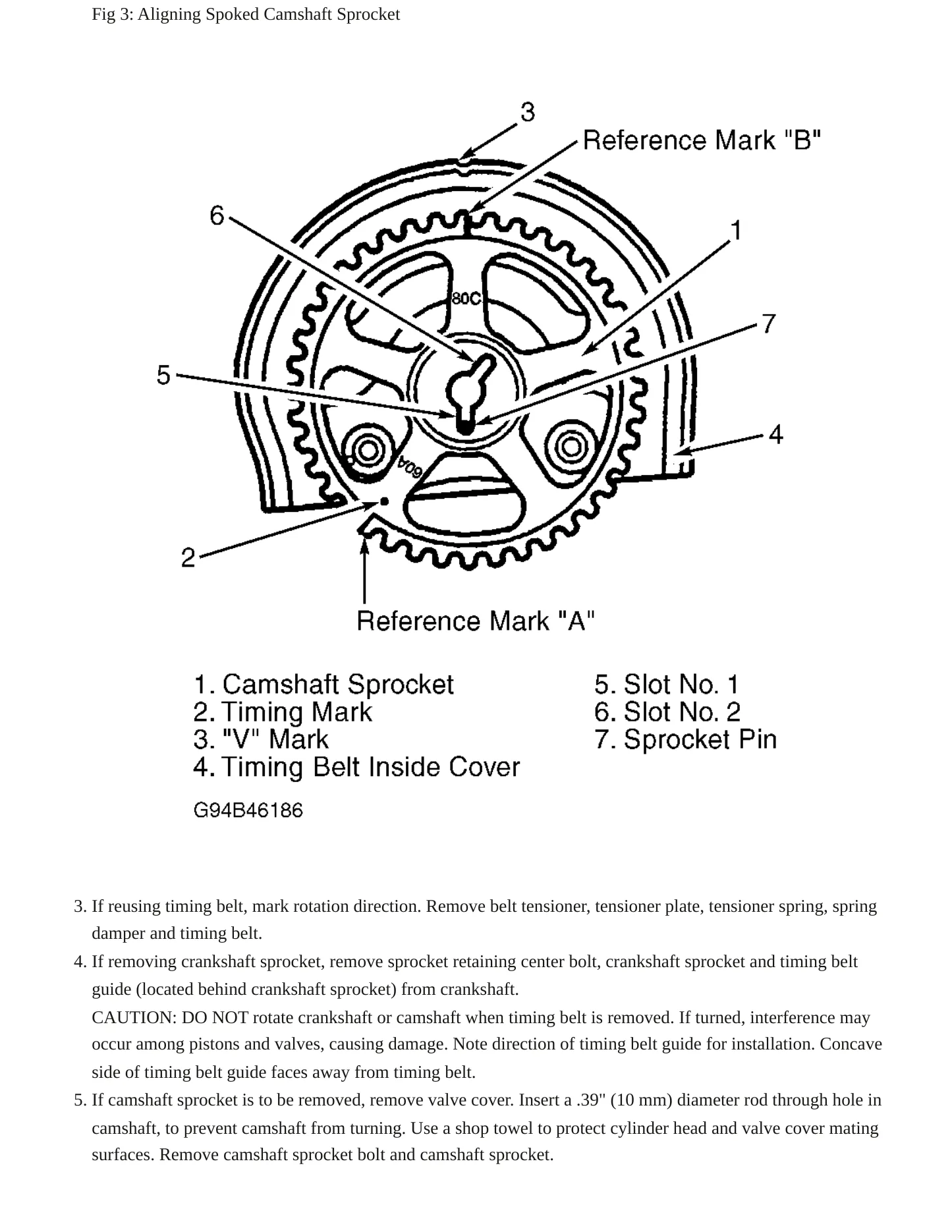 1997 Pontiac Firefly Service and Repair Manual preview page 7