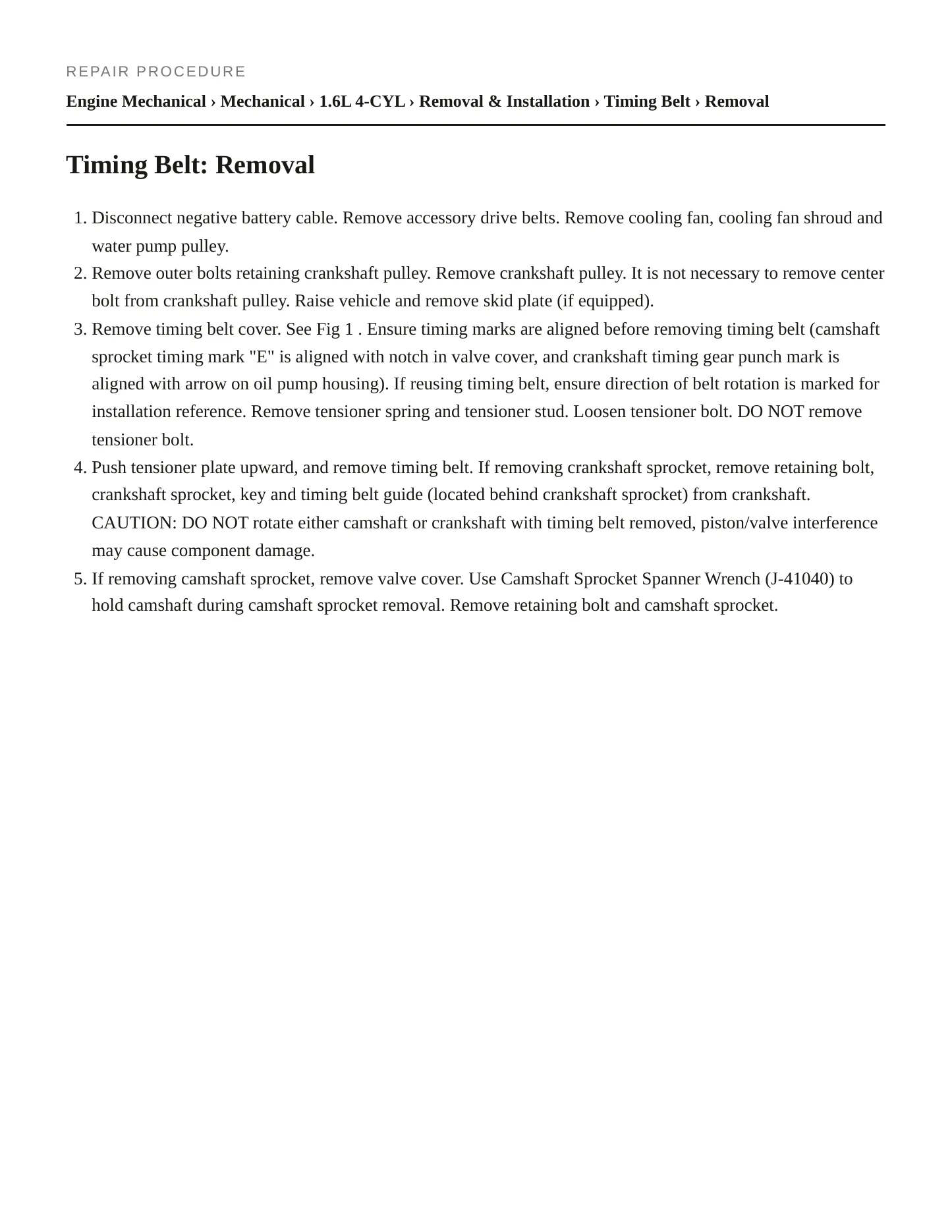 1997 Pontiac Sunrunner Service and Repair Manual preview page 3