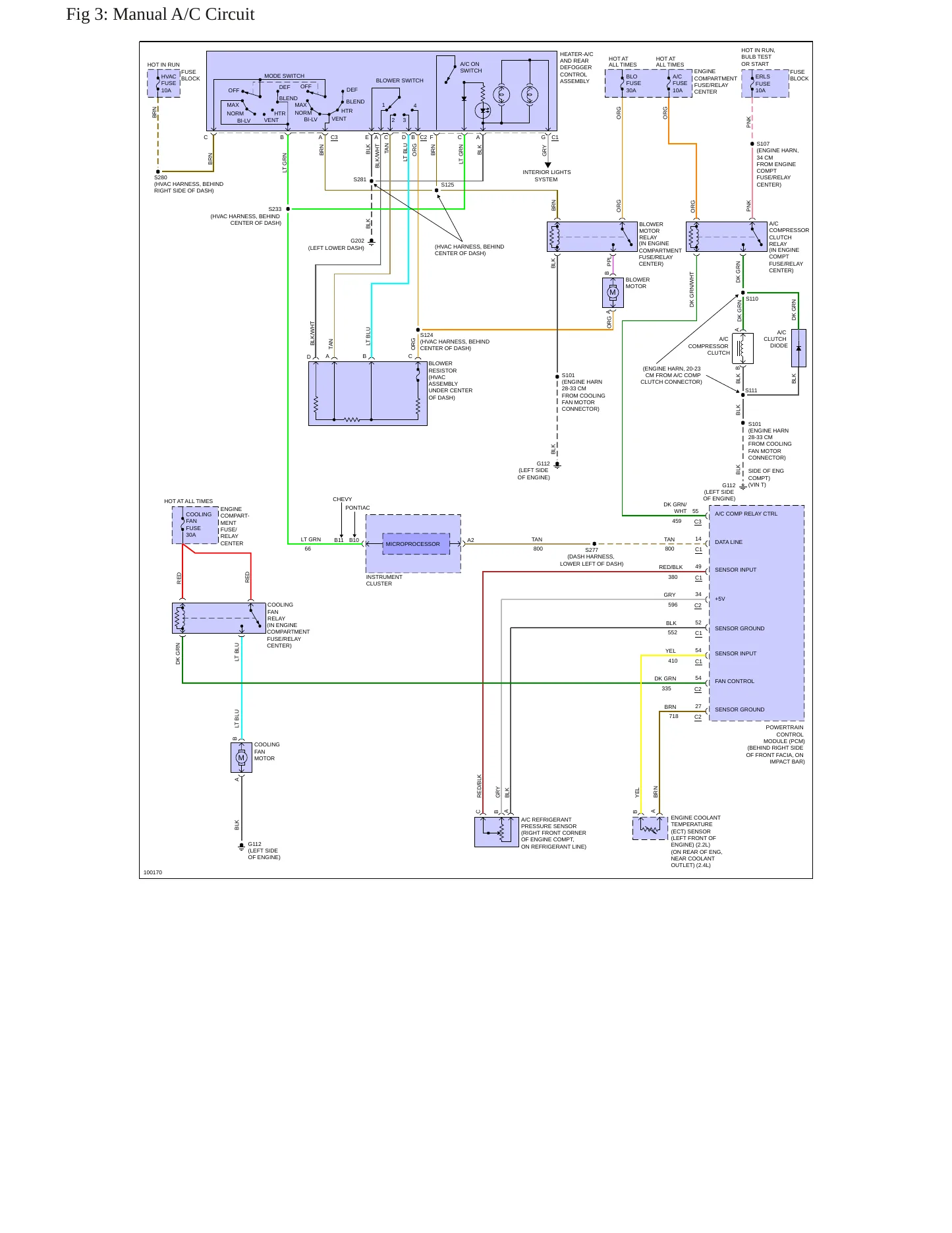 1998 Pontiac Sunfire Service and Repair Manual preview page 11