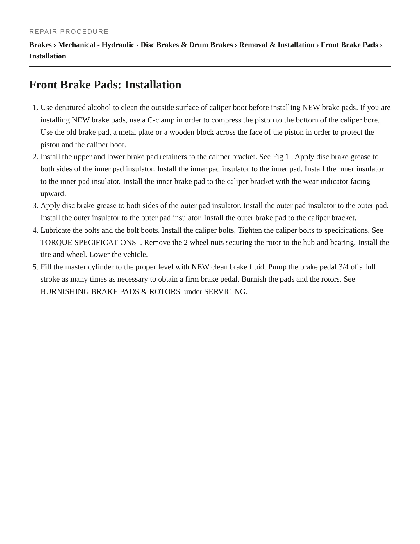 2003 Pontiac Vibe Service and Repair Manual preview page 3