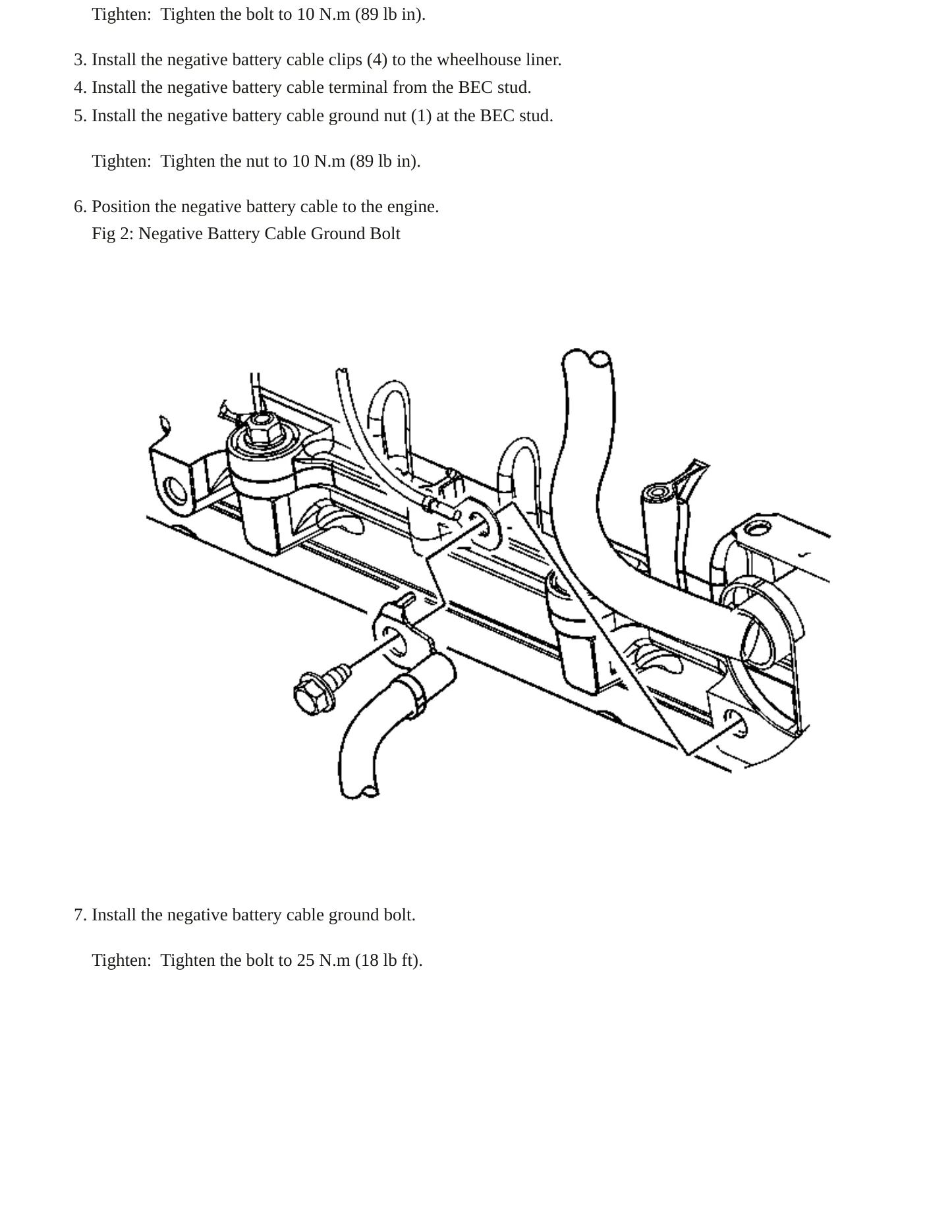 2006 Pontiac Solstice Service and Repair Manual preview page 5