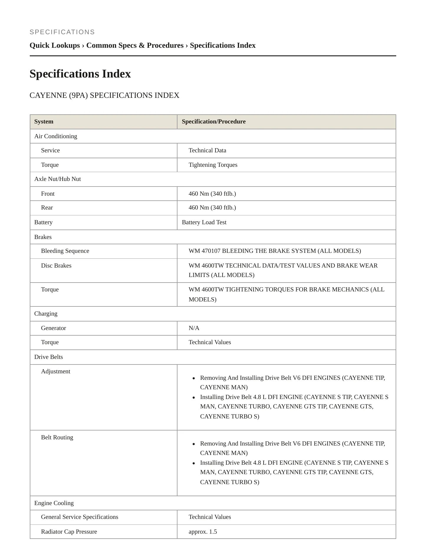 2009 Porsche Cayenne Service and Repair Manual preview page 2
