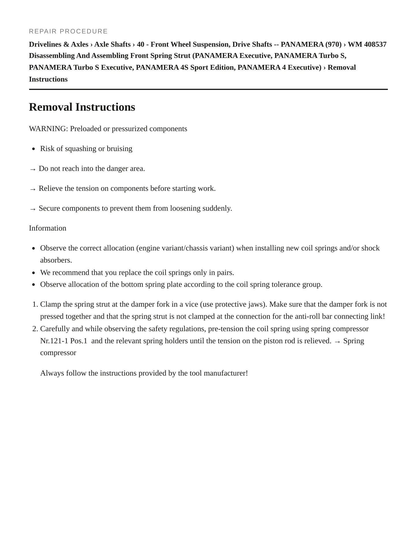 2014 Porsche Panamera Service and Repair Manual preview page 5