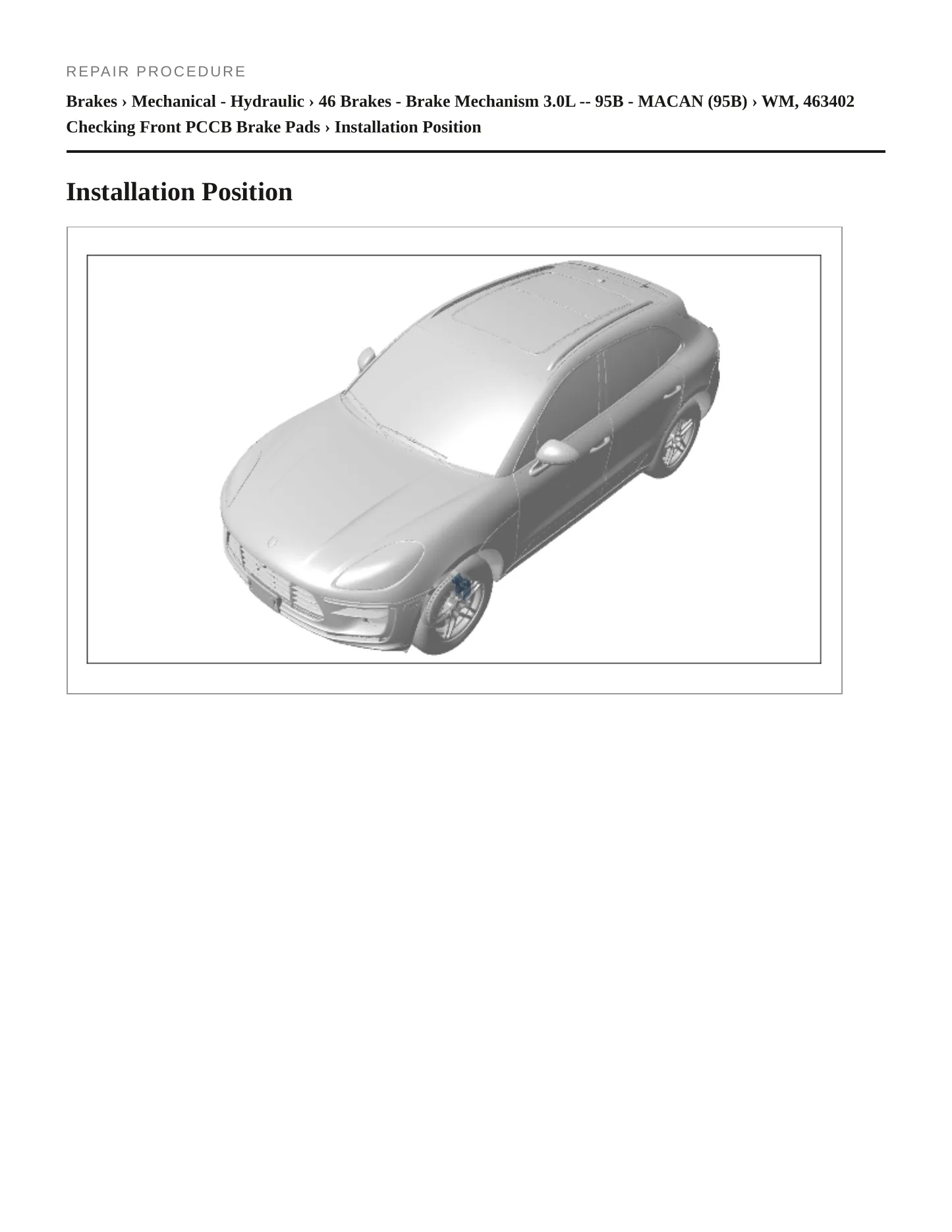 2020 Porsche Macan Service and Repair Manual preview page 3