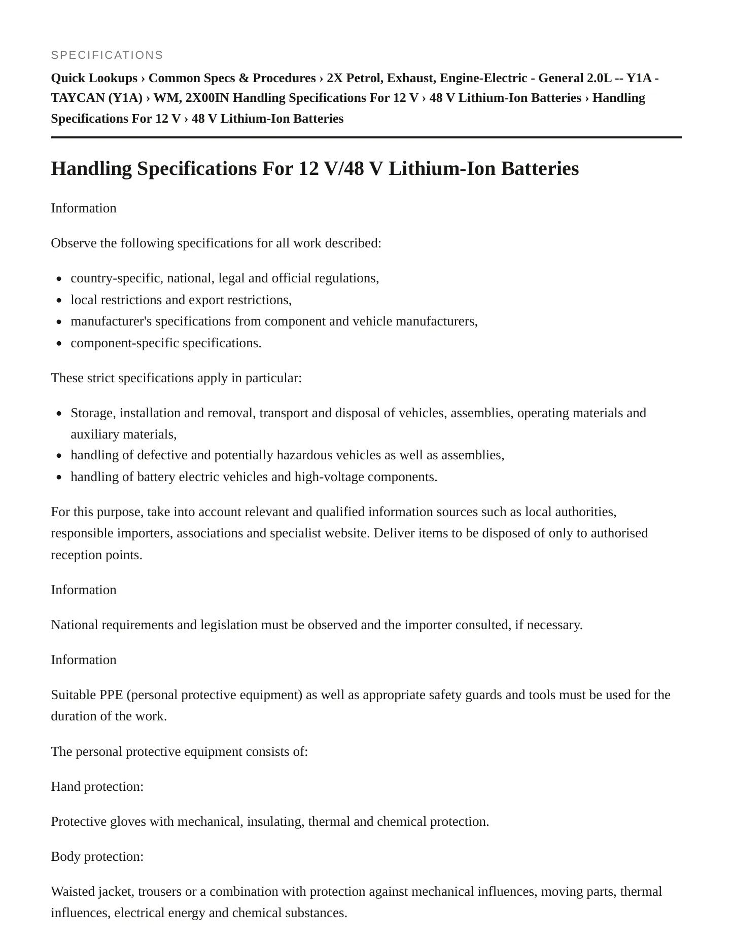 2021 Porsche Taycan Service and Repair Manual preview page 2