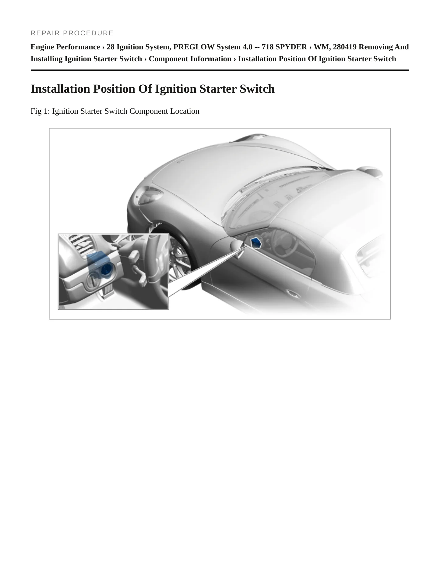 2022 Porsche 718 Spyder Service and Repair Manual preview page 2