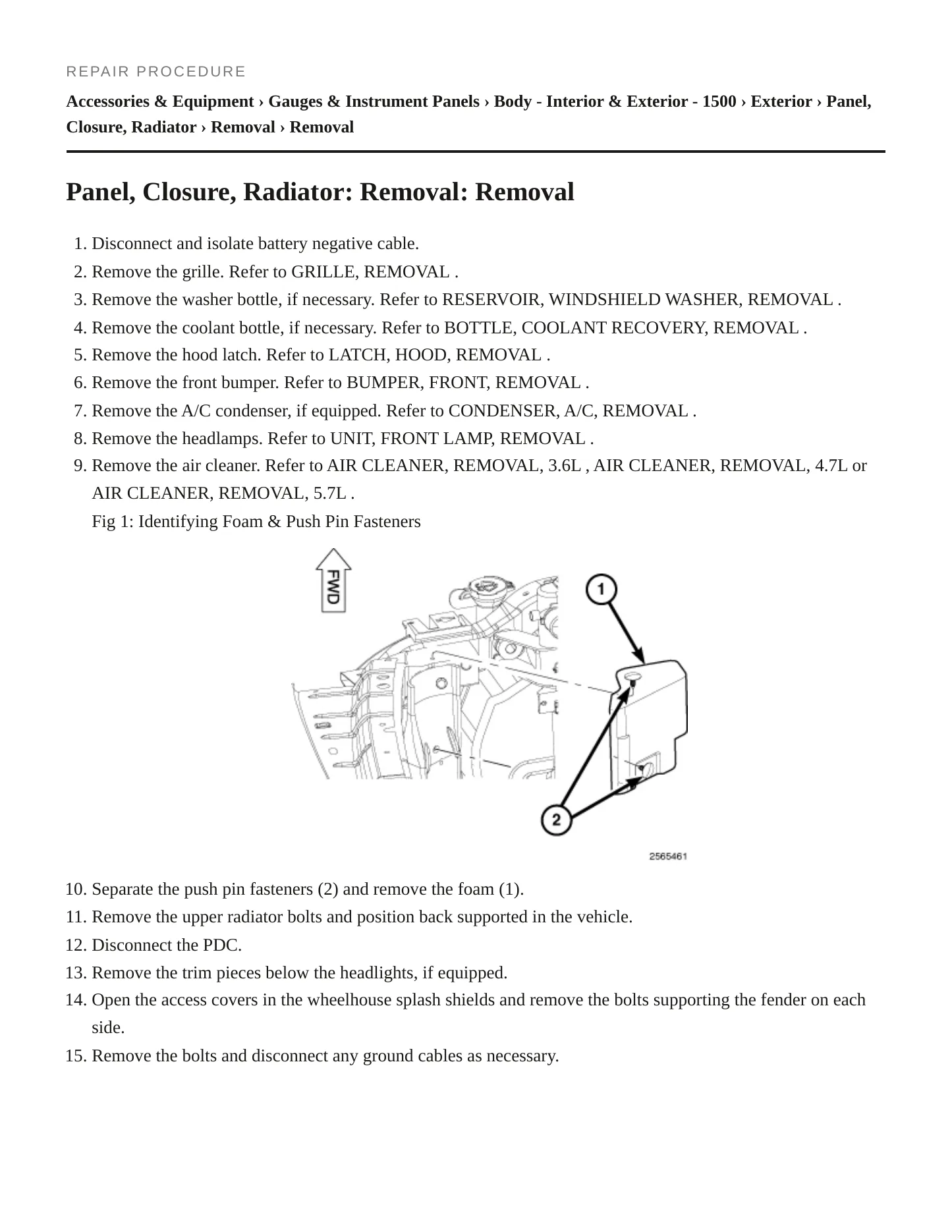 2013 Ram 1500 Service and Repair Manual preview page 5
