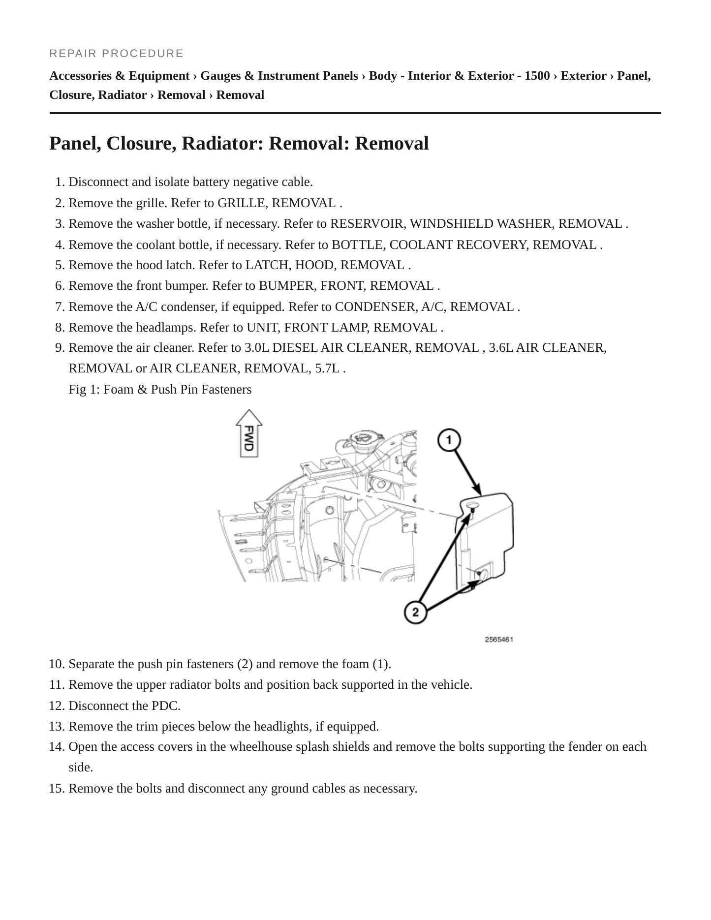 2014 Ram 1500 Service and Repair Manual preview page 5