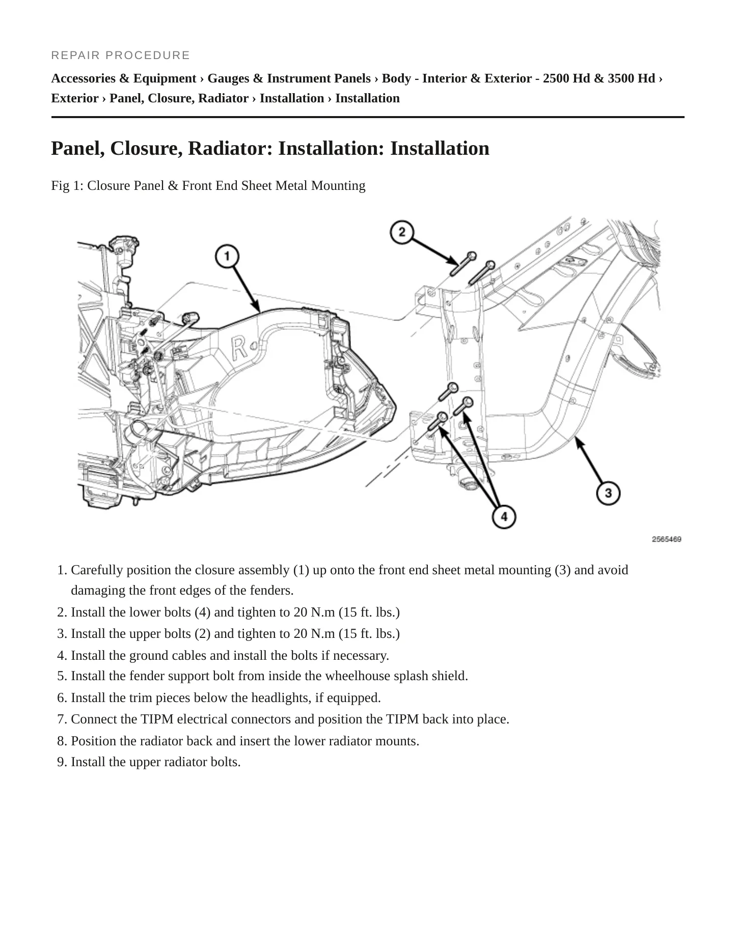 2014 Ram 2500 Service and Repair Manual preview page 5