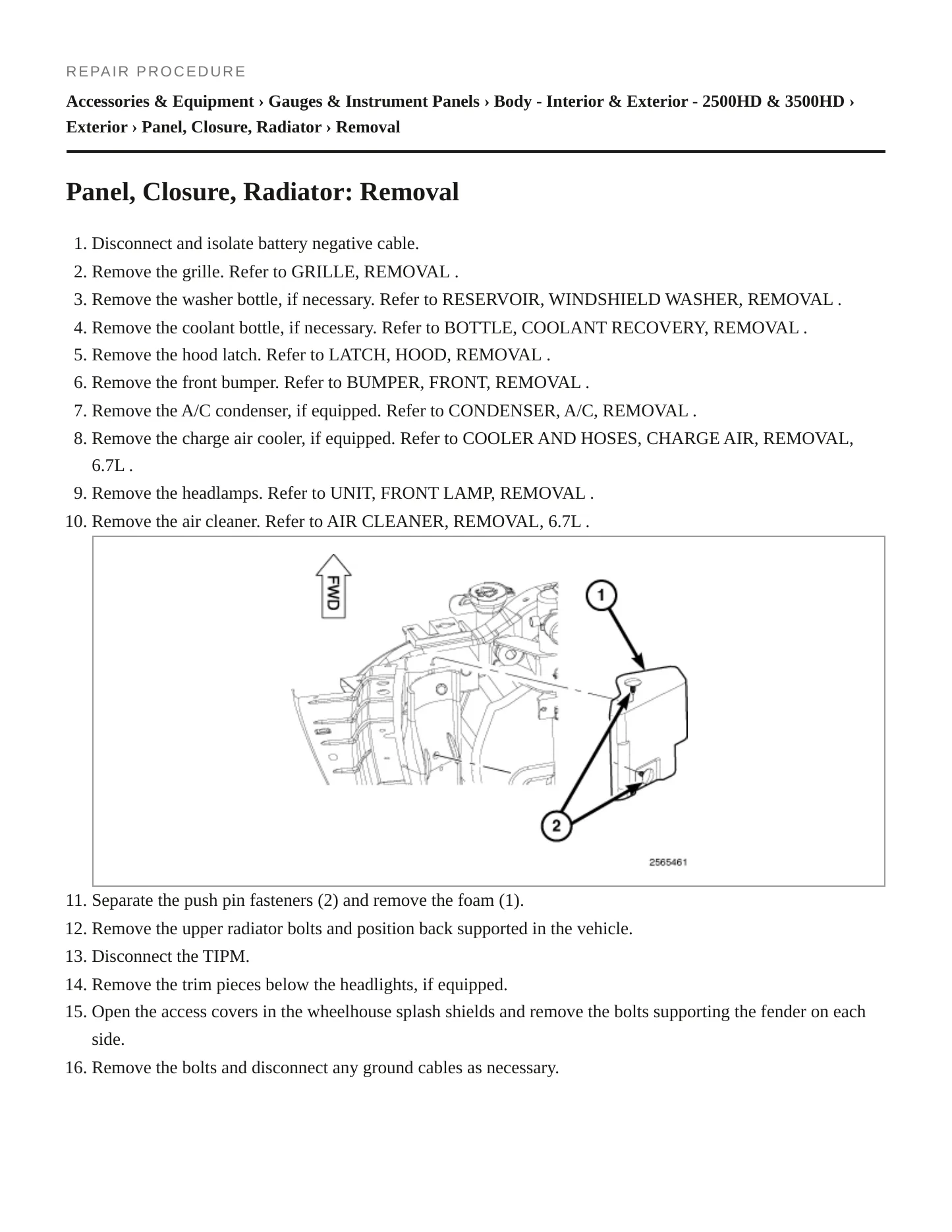 2018 Ram 2500 Service and Repair Manual preview page 5