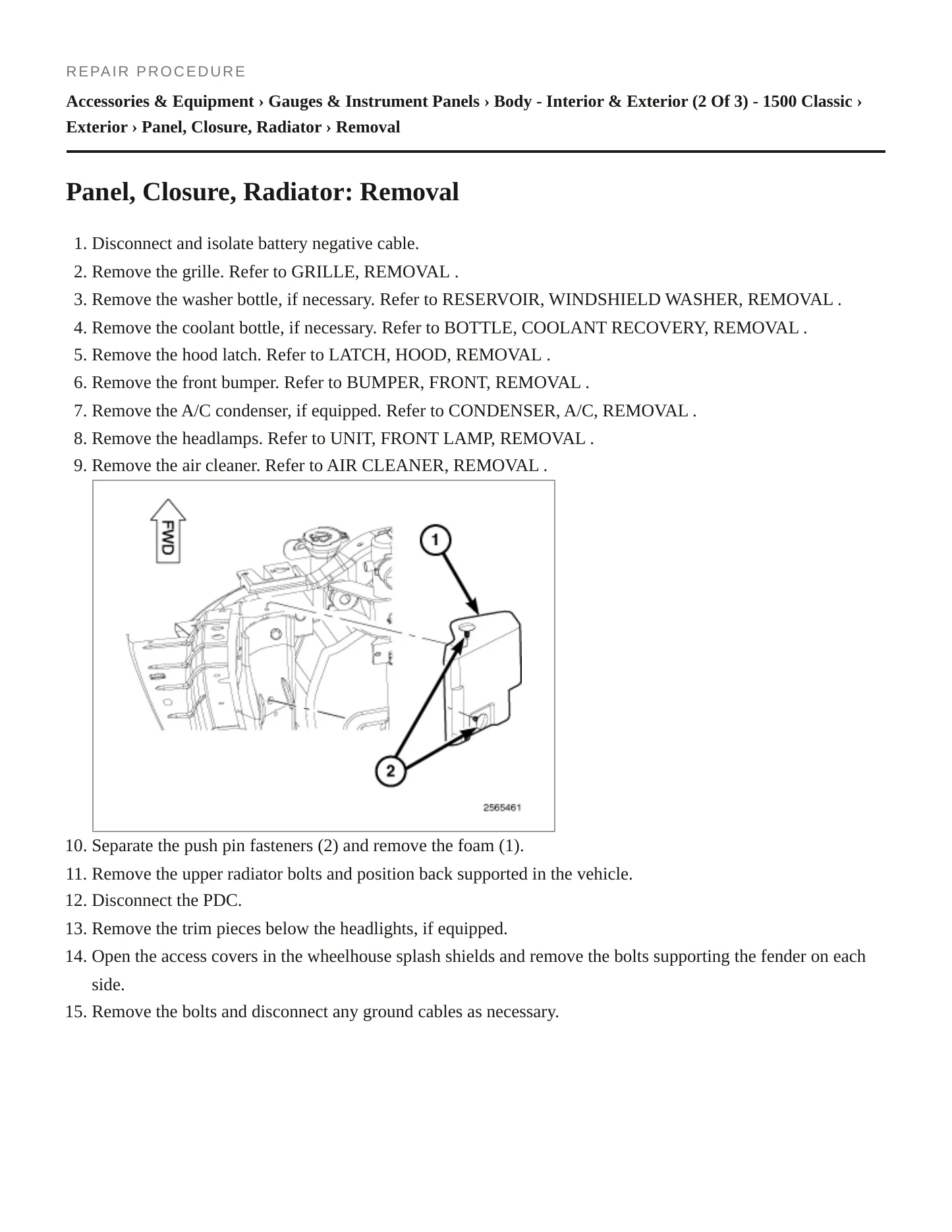 2023 Ram 1500 Classic Service and Repair Manual preview page 4