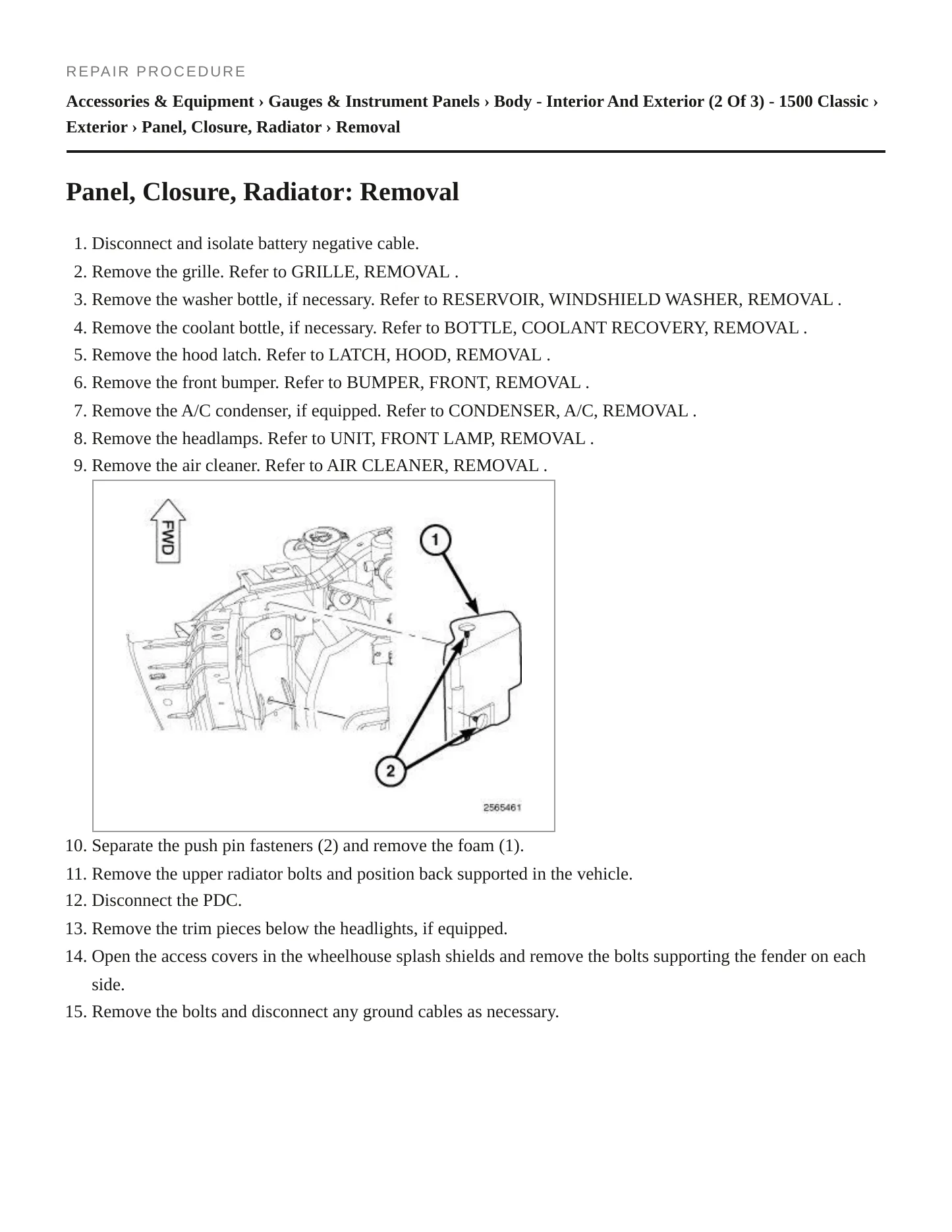 2024 Ram 1500 Classic Service and Repair Manual preview page 4