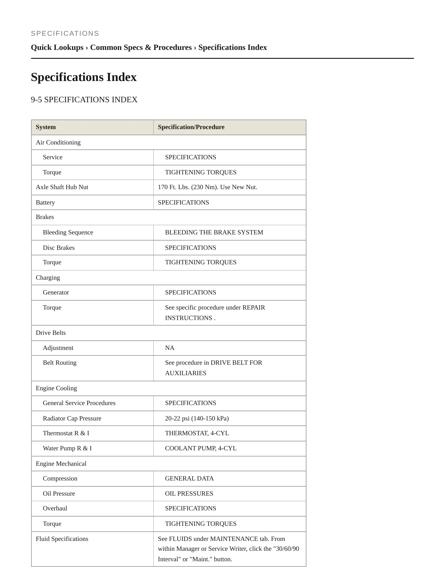 2006 Saab 9-5 Service and Repair Manual preview page 2